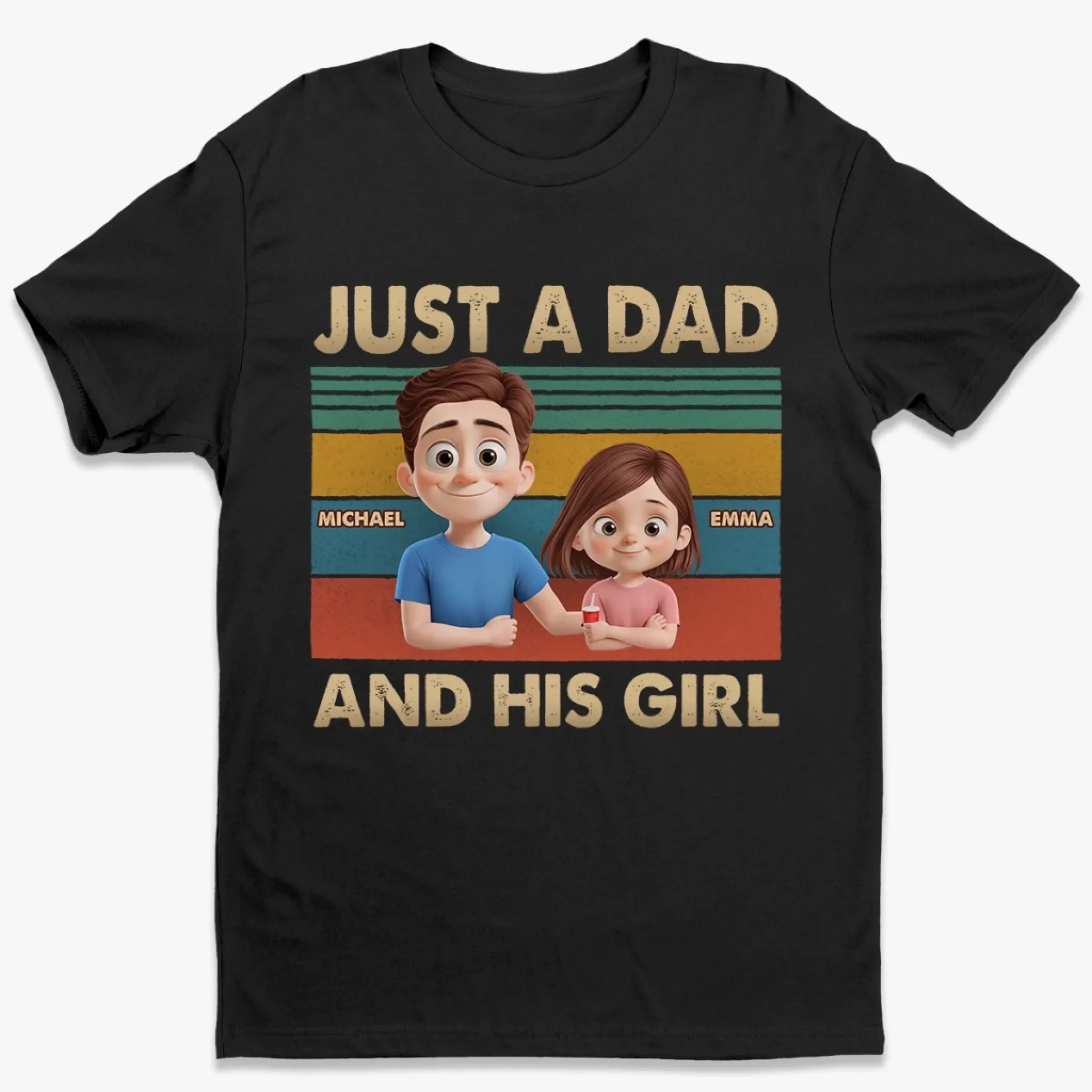 The Bond Between Us, Unbreakable - Family Personalized Custom Unisex T-shirt, Premium T-shirt, Hoodie - Father's Day, Gift For Dad, Grandpa - Robaser