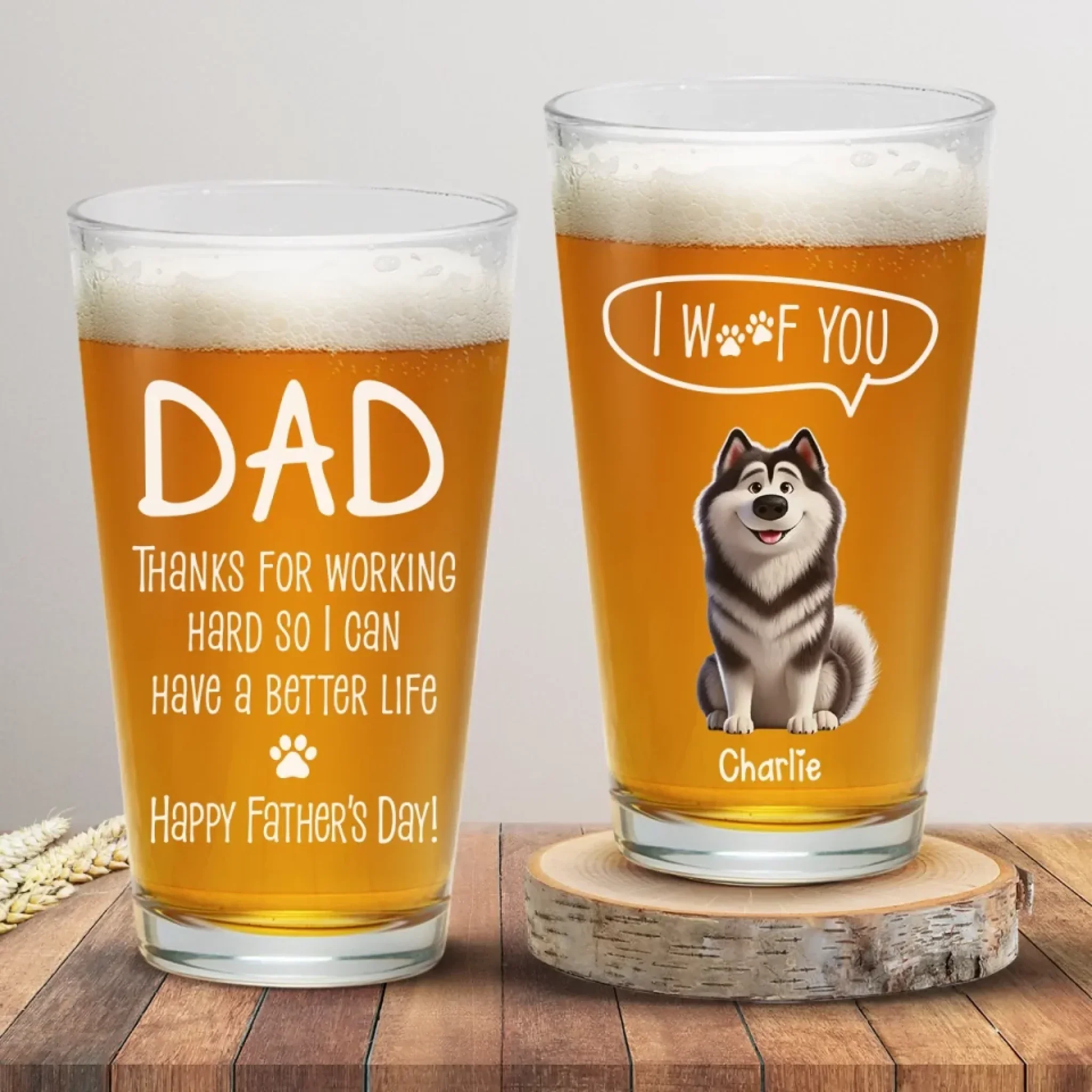 Less Boring, More Barking - Dog Personalized Custom Beer Glass - Father's Day, Gift For Pet Owners, Pet Lovers - Robaser