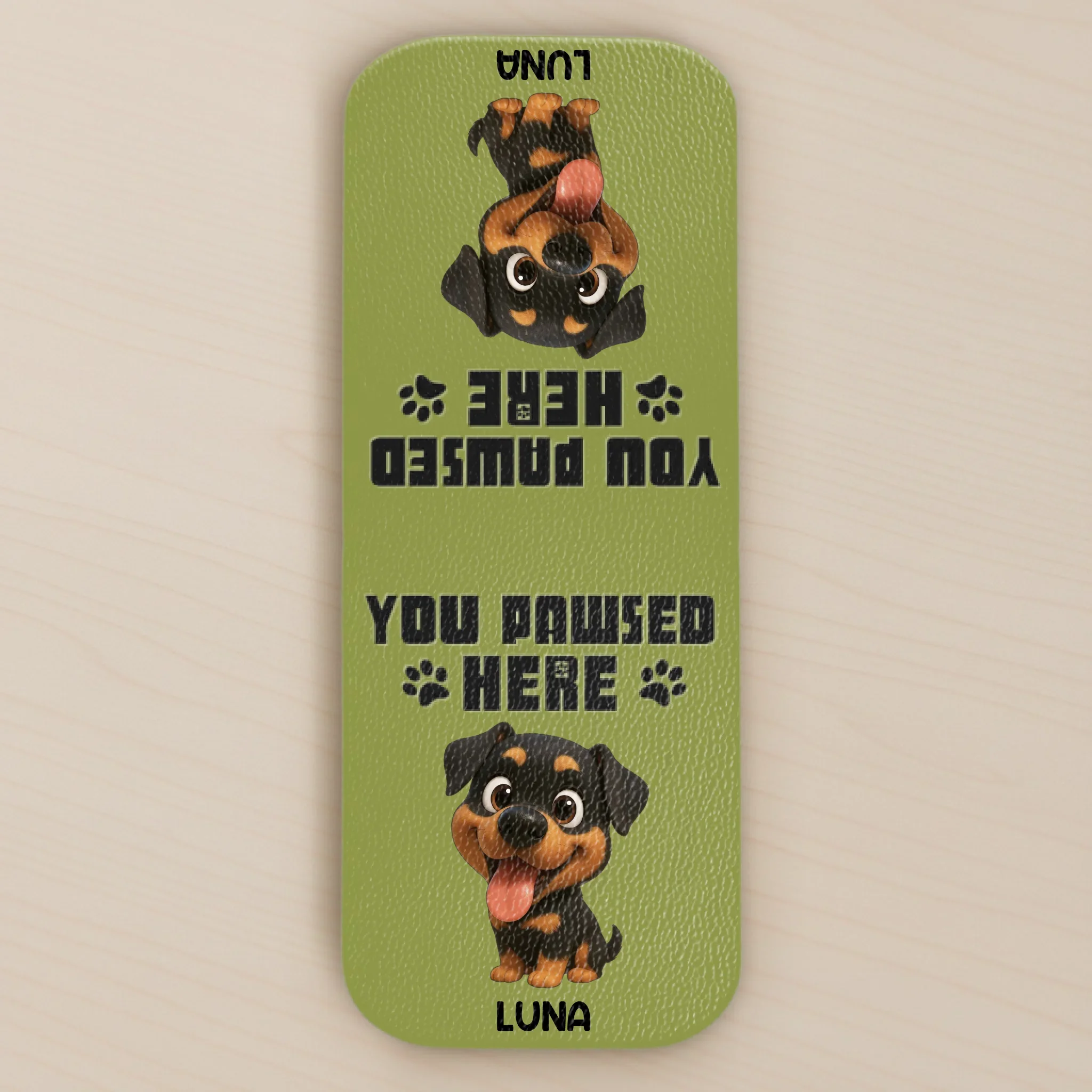 Custom Leather Magnetic Bookmark - Personalized  Bookish Gifts For Book Lovers, Bookworms, Dog Cat Lovers, Dog Dad And Mom, Cat Owners - Reading Is Better With Paws - Robaser