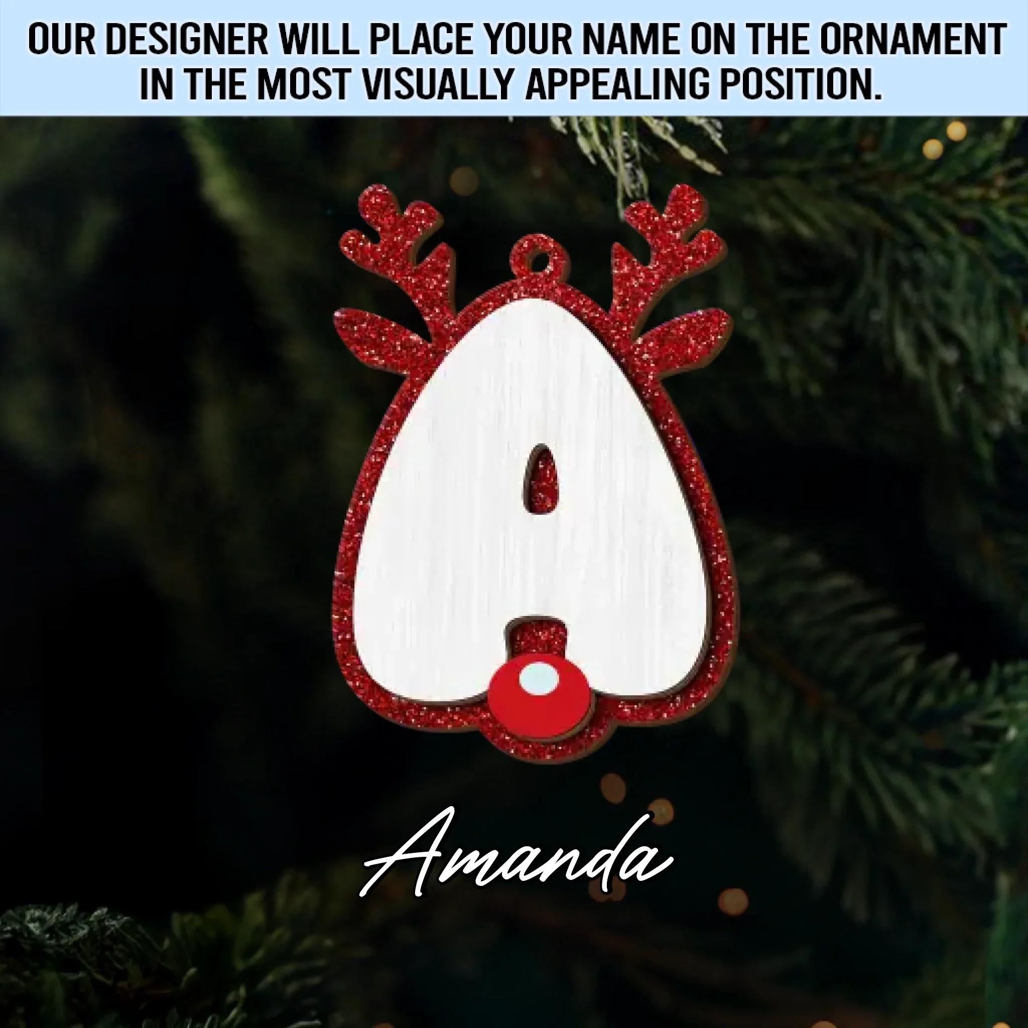 Custom Double Layer Wooden Ornament - Personalized Christmas Birthday Gifts For Mom, Dad, Kids - Family Makes Everything Bright - Robaser