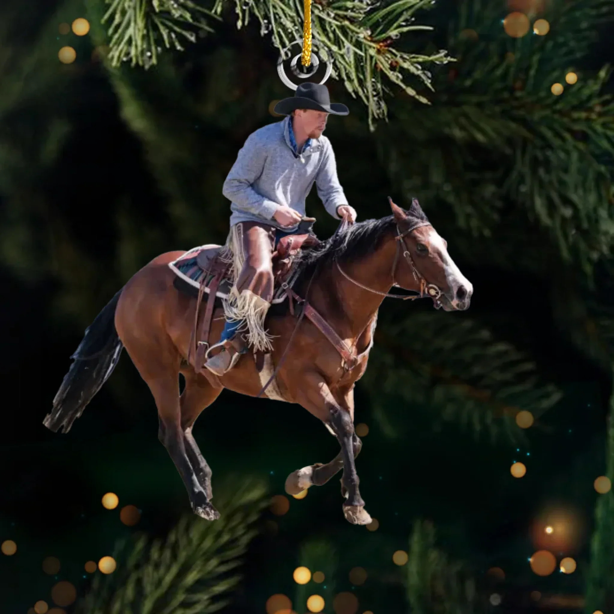 Custom Photo Acrylic Ornament - Personalized Christmas Birthday Gifts For Besties, Sisters, BFF, Family, Yourself - Hobby That Moves The Soul - Robaser