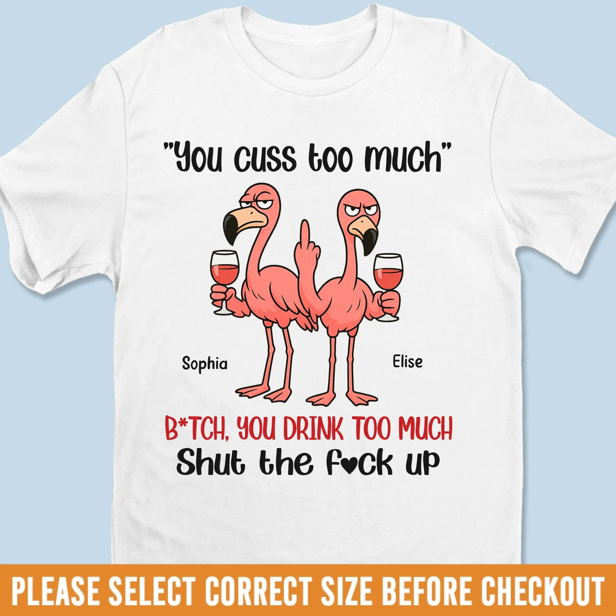 Custom Unisex T-shirt, Premium T-shirt, Hoodie - Personalized Summer Vacation And Travel Gifts For Women - Chosen Sisters, Forever Bonded - Robaser