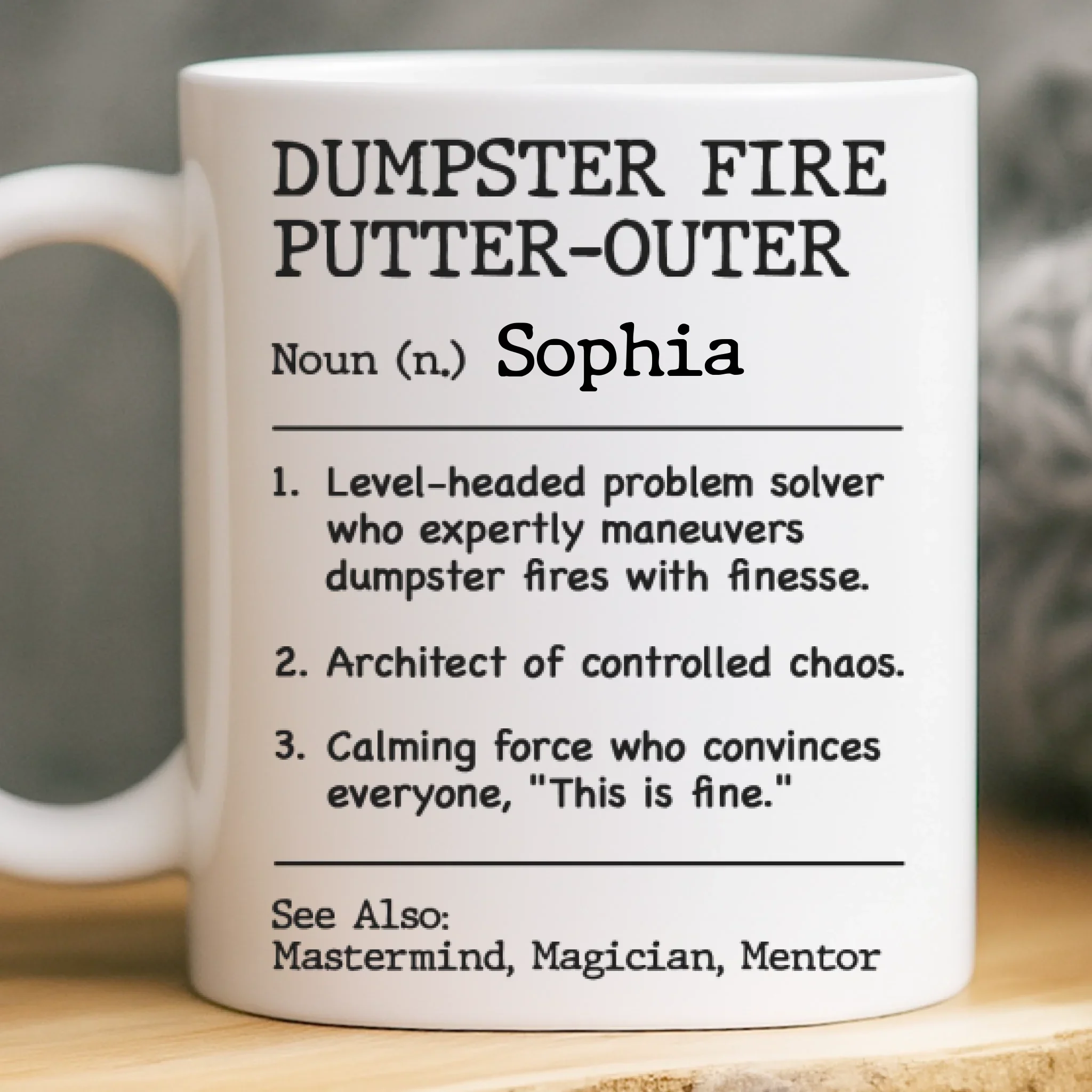 Custom Mug - Personalized Christmas Funny Gifts For Best Friends, Family, Coworker, Work Bestie - Morning Hater - Robaser