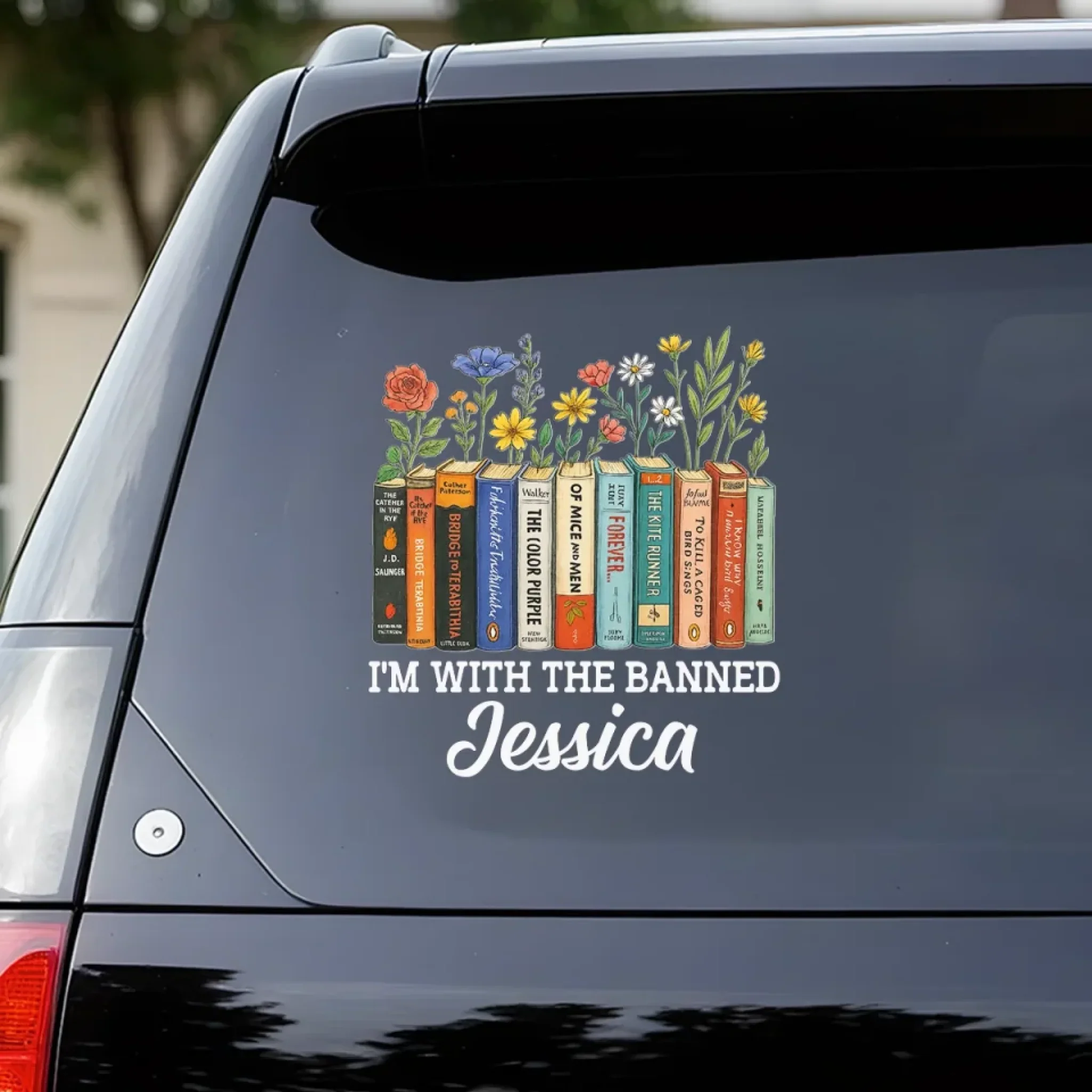 I'm With The Banned - Family Personalized Custom RV Decal - Gift For Yourself, Best Friends, Siblings, Family Members - Robaser