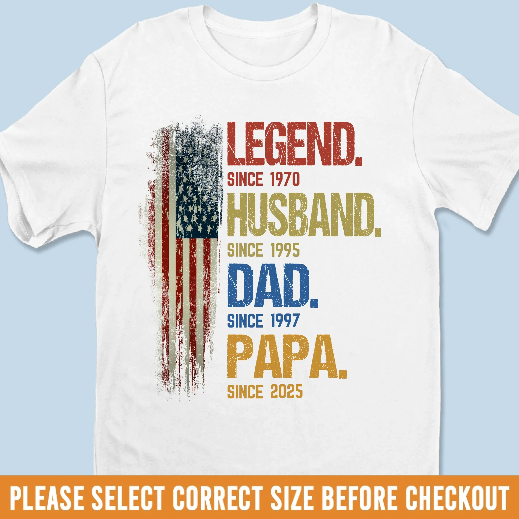 From Legend To Papa - Family Personalized Custom Unisex T-shirt, Premium T-shirt, Hoodie - Father's Day, Gift For Dad, Grandpa - Robaser