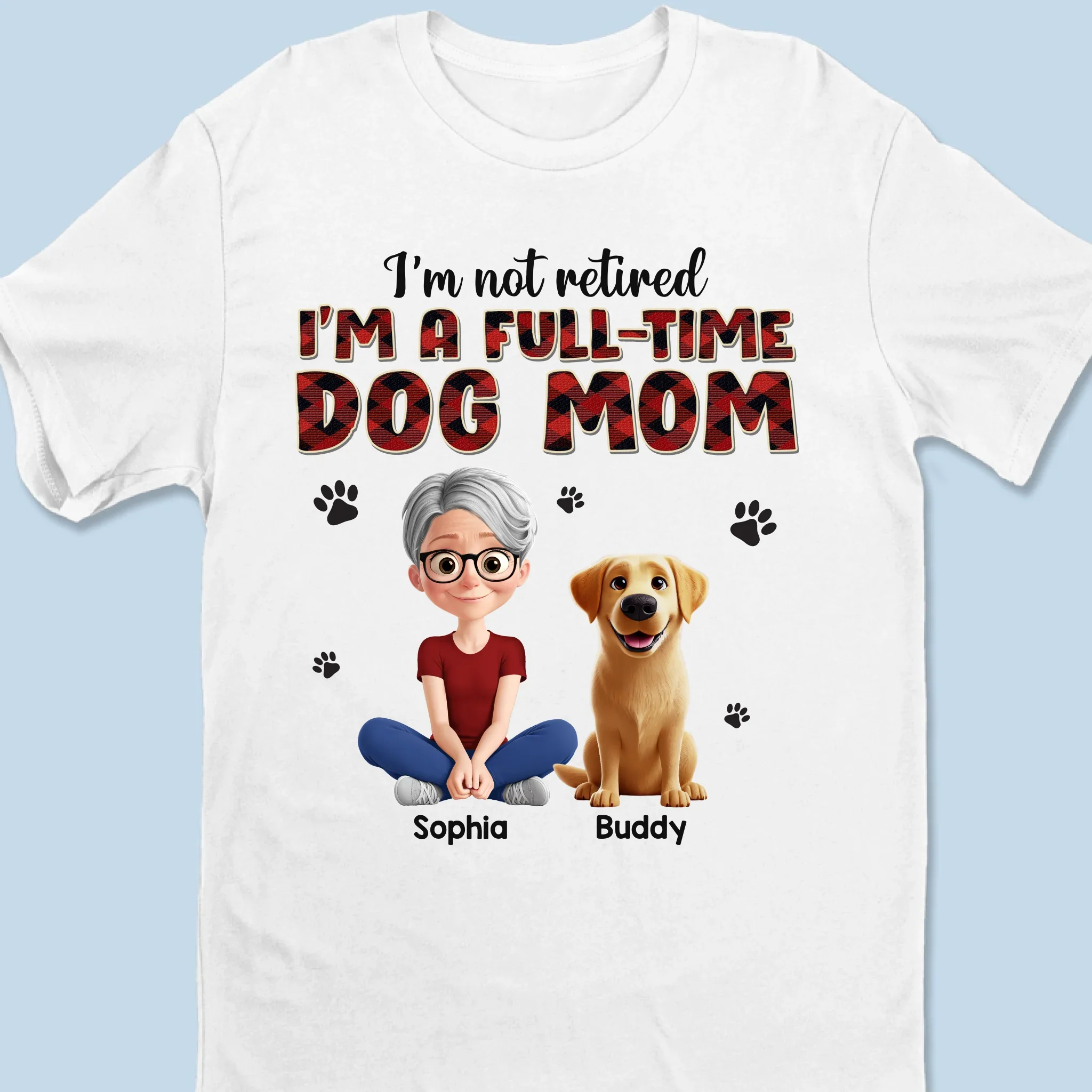 Life With My Pup - Dog Personalized Custom Unisex T-shirt, Premium T-shirt, Hoodie - Gift For Pet Owners, Pet Lovers - Robaser