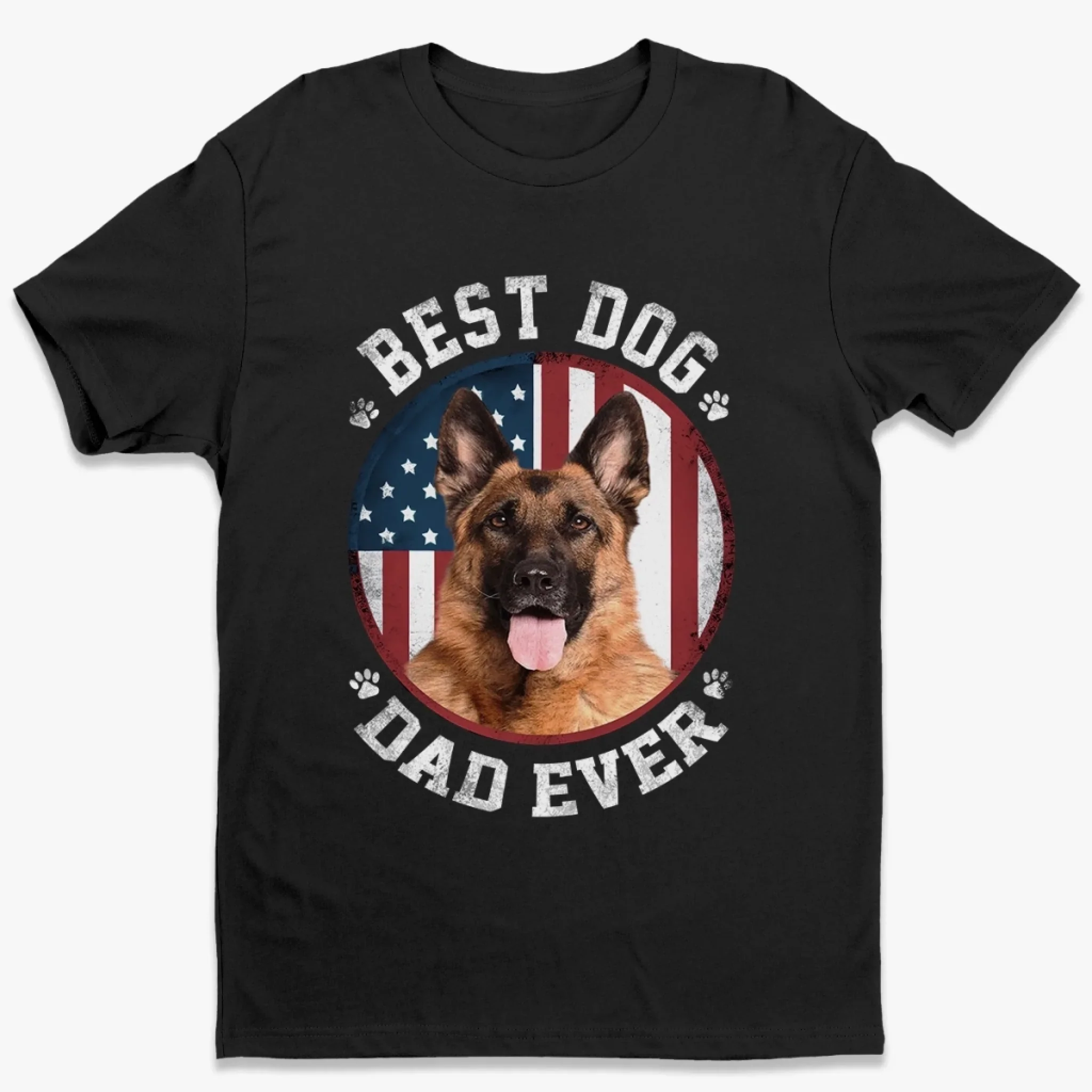 Custom Photo My Heart Beats Dog - Dog & Cat Personalized Custom Unisex T-shirt, Premium T-shirt, Hoodie - Father's Day, Gift For Dad, Pet Owners, Pet Lovers - Robaser