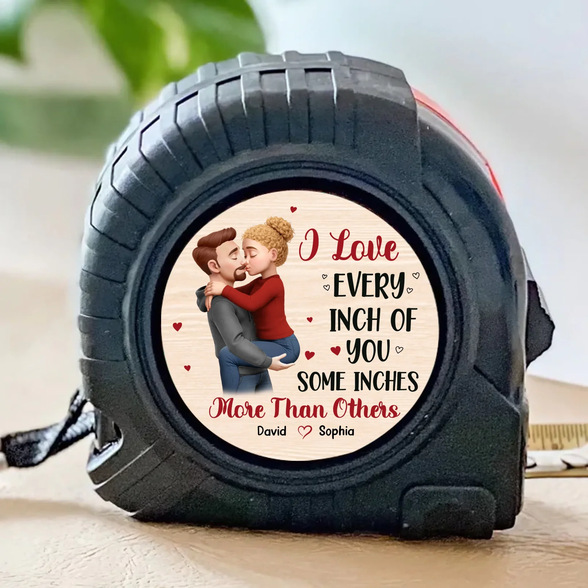 Custom Tape Measure - Personalized Anniversary Wedding Gifts For Husband And Wife, Him And Her - For You, I  d Break The Tape Measure - Robaser