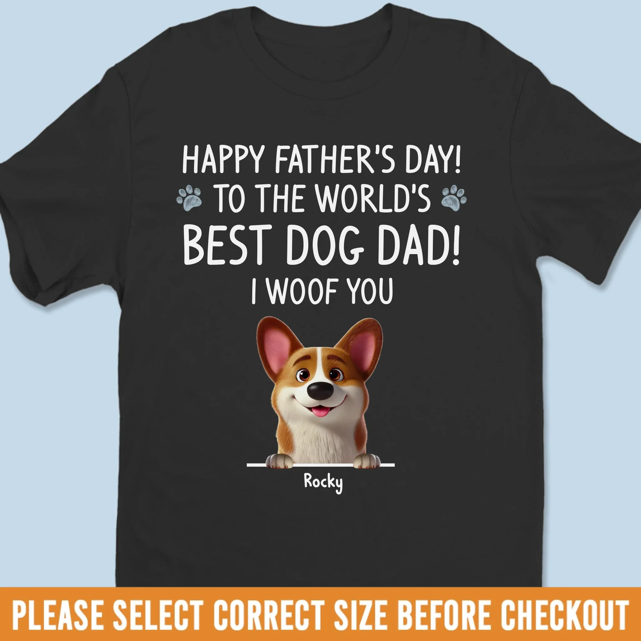 Best Dog Dad In The Galaxy - Dog & Cat Personalized Custom Unisex T-shirt, Premium T-shirt, Hoodie - Father's Day, Gift For Dad, Pet Owners, Pet Lovers - Robaser