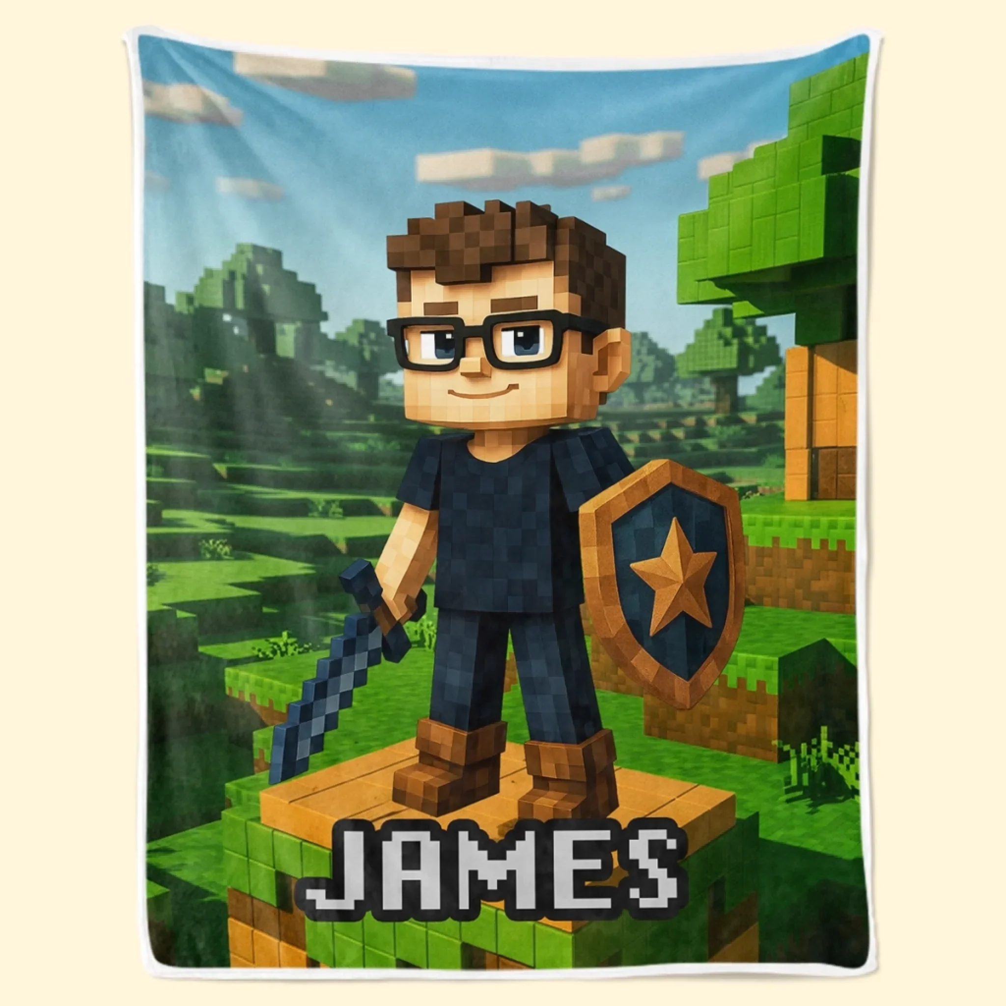 Custom Photo Blanket - Personalized Birthday Gifts For Kids - Big Dreams Little Heart - Robaser