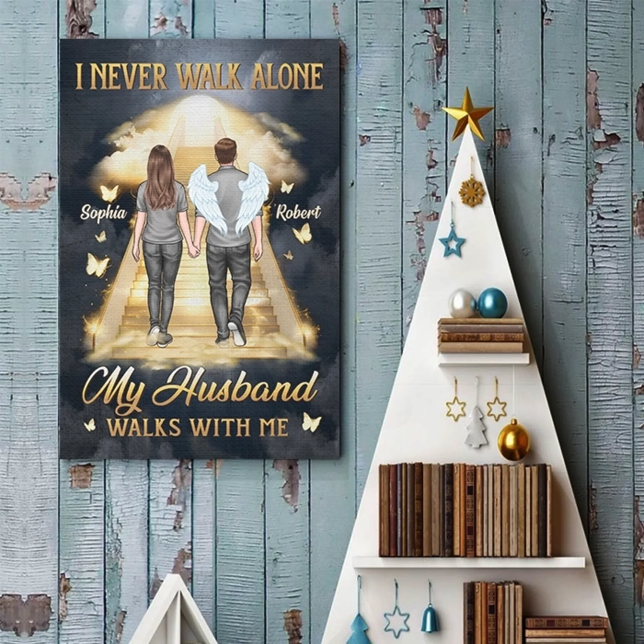 In Every Sunset, I Feel You - Memorial Personalized Custom Vertical Poster - Father's Day, Sympathy Gift For Couple, Husband Wife, Family Members - Robaser