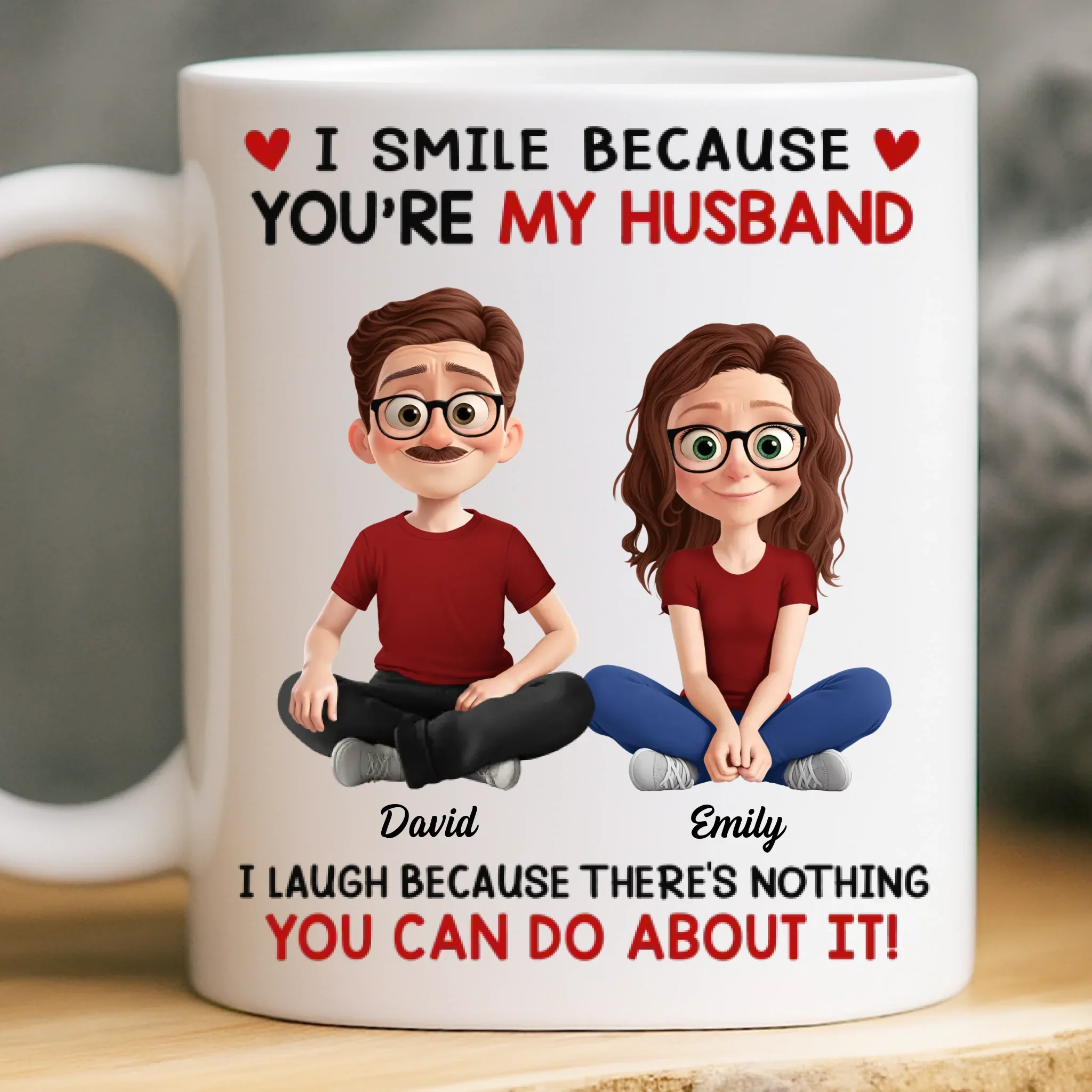 Custom Mug - Personalized Anniversary Wedding Gifts For Husband And Wife, Him And Her - Loving You Always More - Robaser
