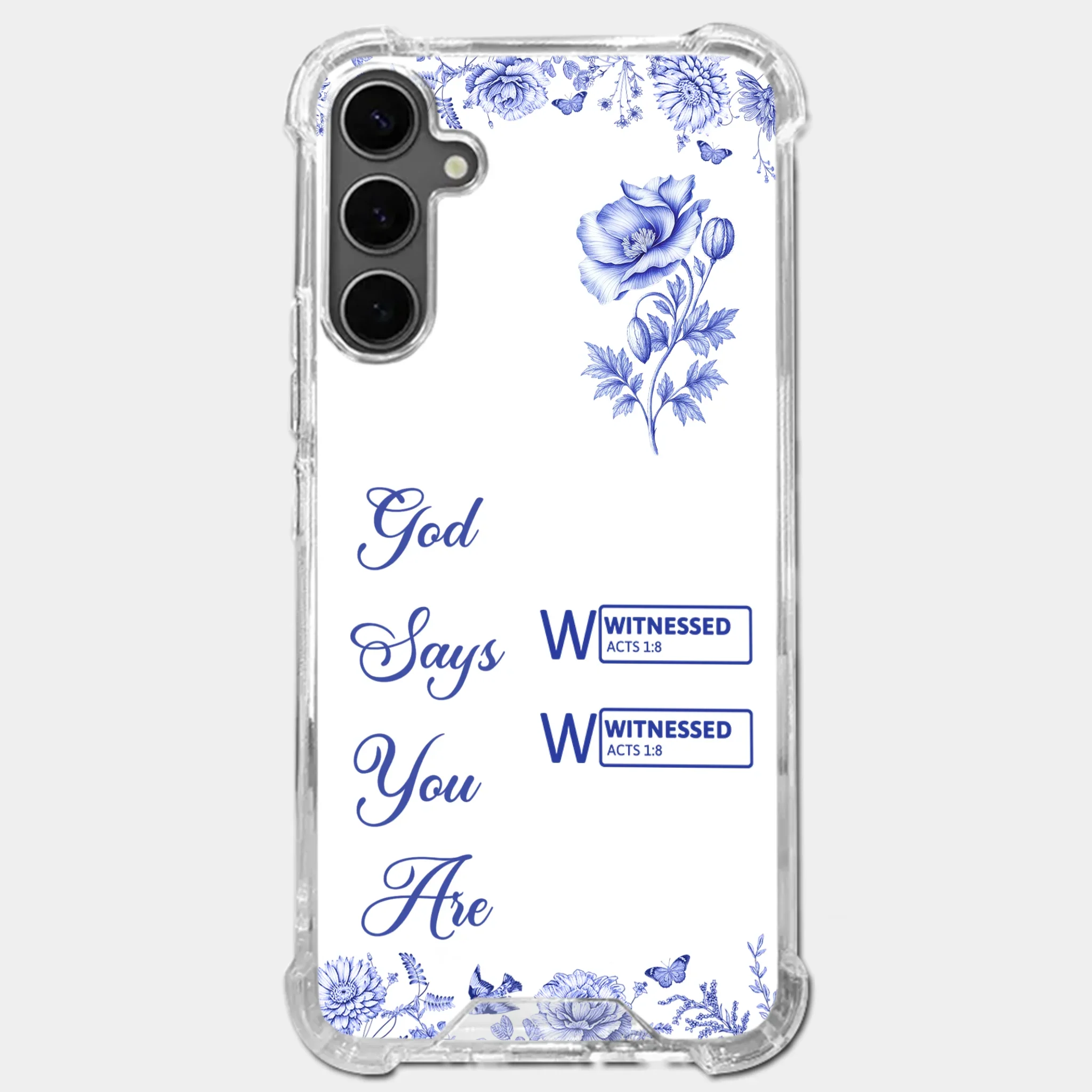 Custom Clear Phone Case - Personalized Best Friend Birthday Gifts For Women, Besties, Sisters, BFF - Each Letter, A Gift Of God - Robaser