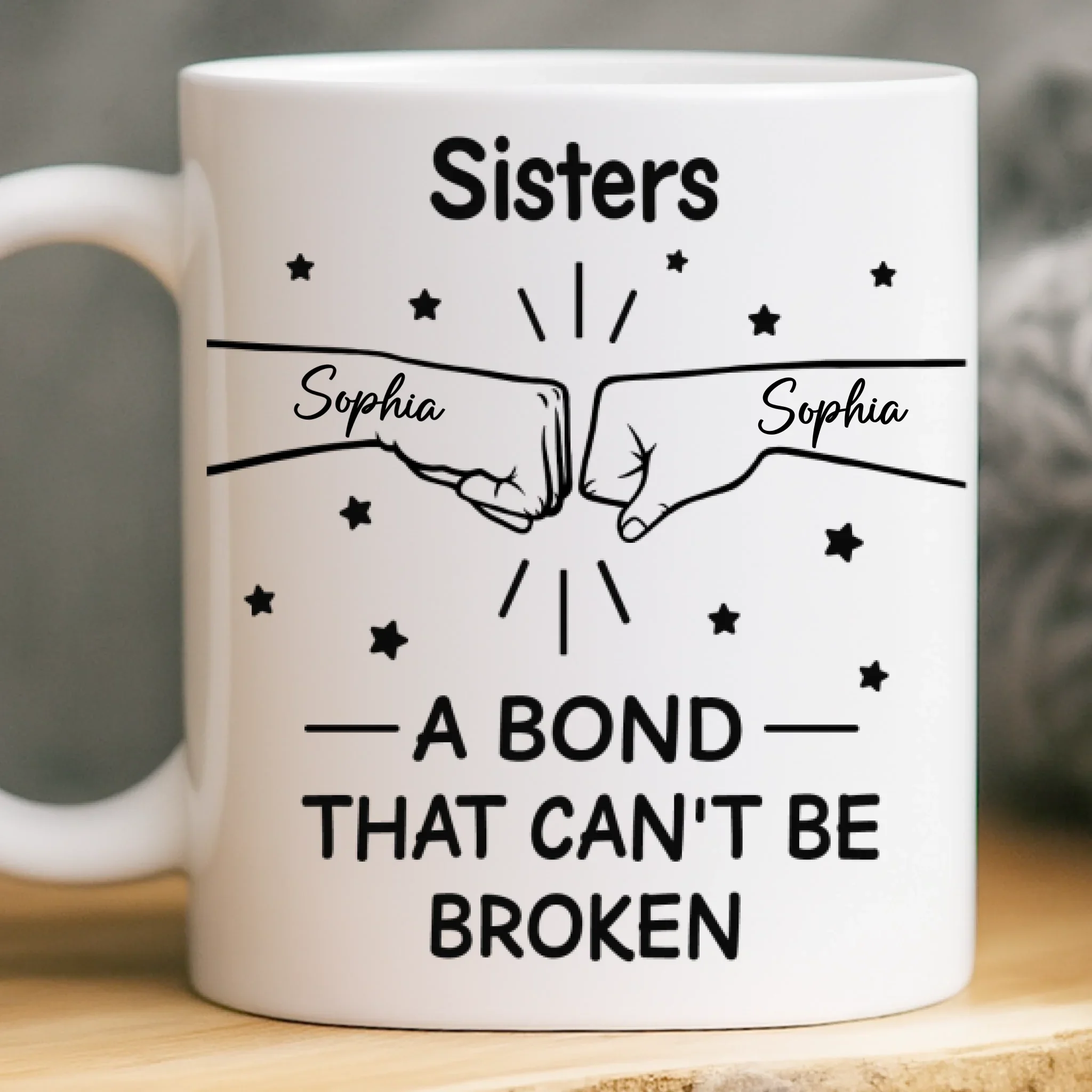 Custom Mug - Personalized Birthday Gifts For Brother, Sister - Together We Bright - Robaser