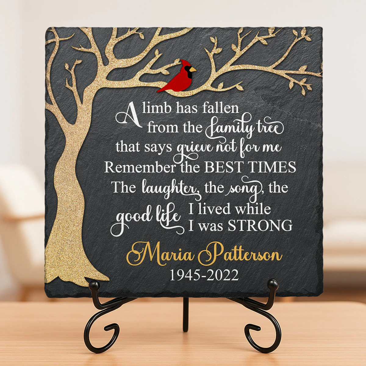 The Good Life I Lived While I Was Strong - Personalized Memorial Stone, Human Grave Marker - Memorial Gift, Sympathy Gift - Robaser