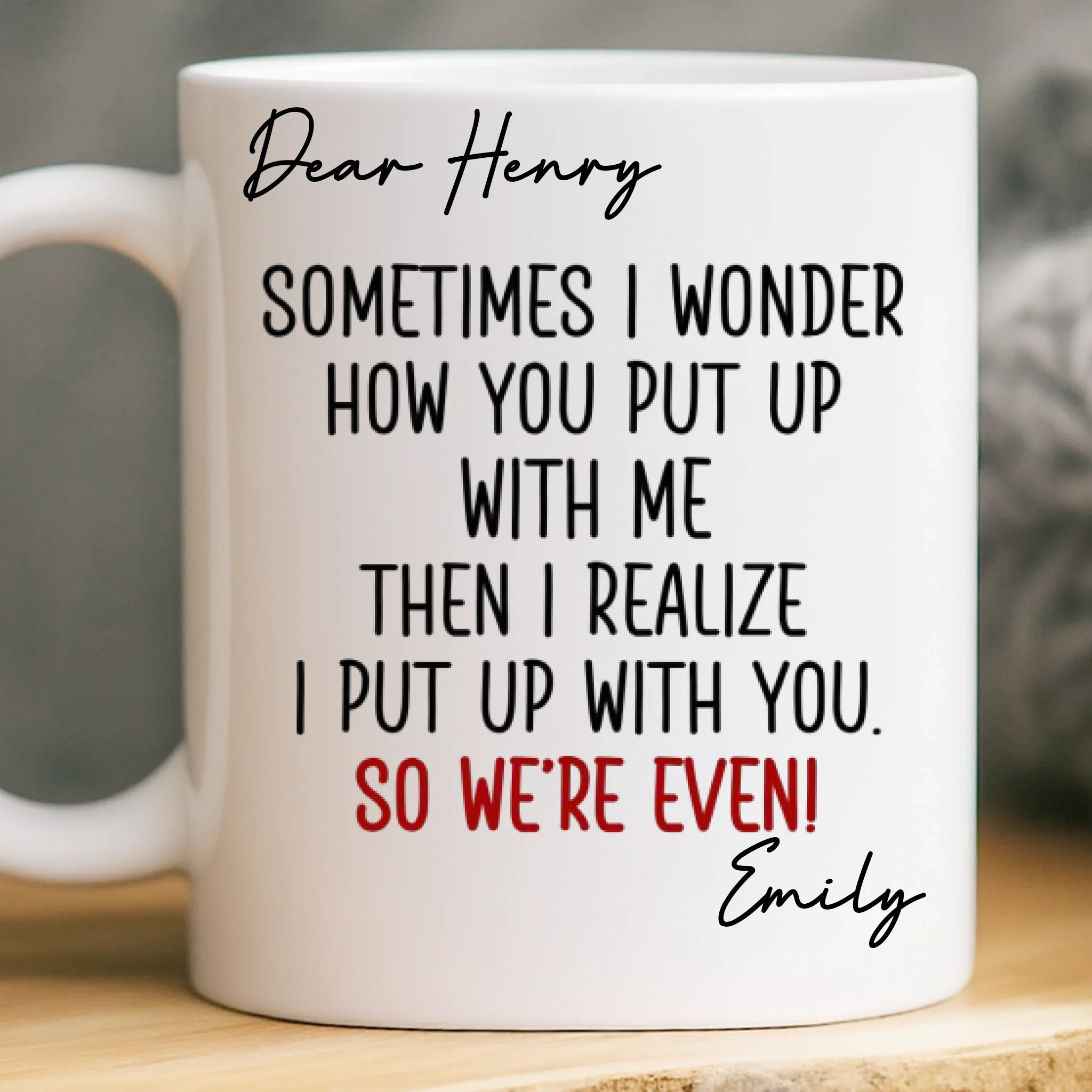 Custom Mug - Personalized Anniversary Christmas Wedding Gifts For Husband And Wife, Him And Her - Sorry Not Sorry, You  re Mine - Robaser