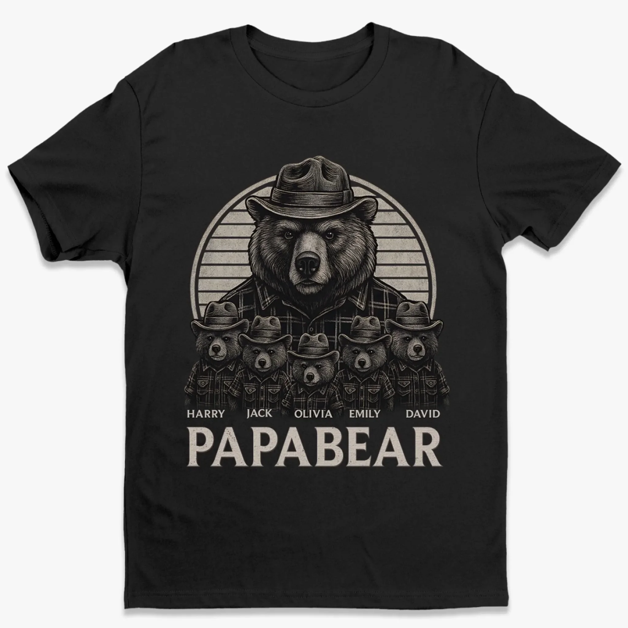 Cubs Follow Real Grit - Family Personalized Custom Unisex T-shirt, Premium T-shirt, Hoodie - Father's Day, Gift For Dad, Grandpa - Robaser