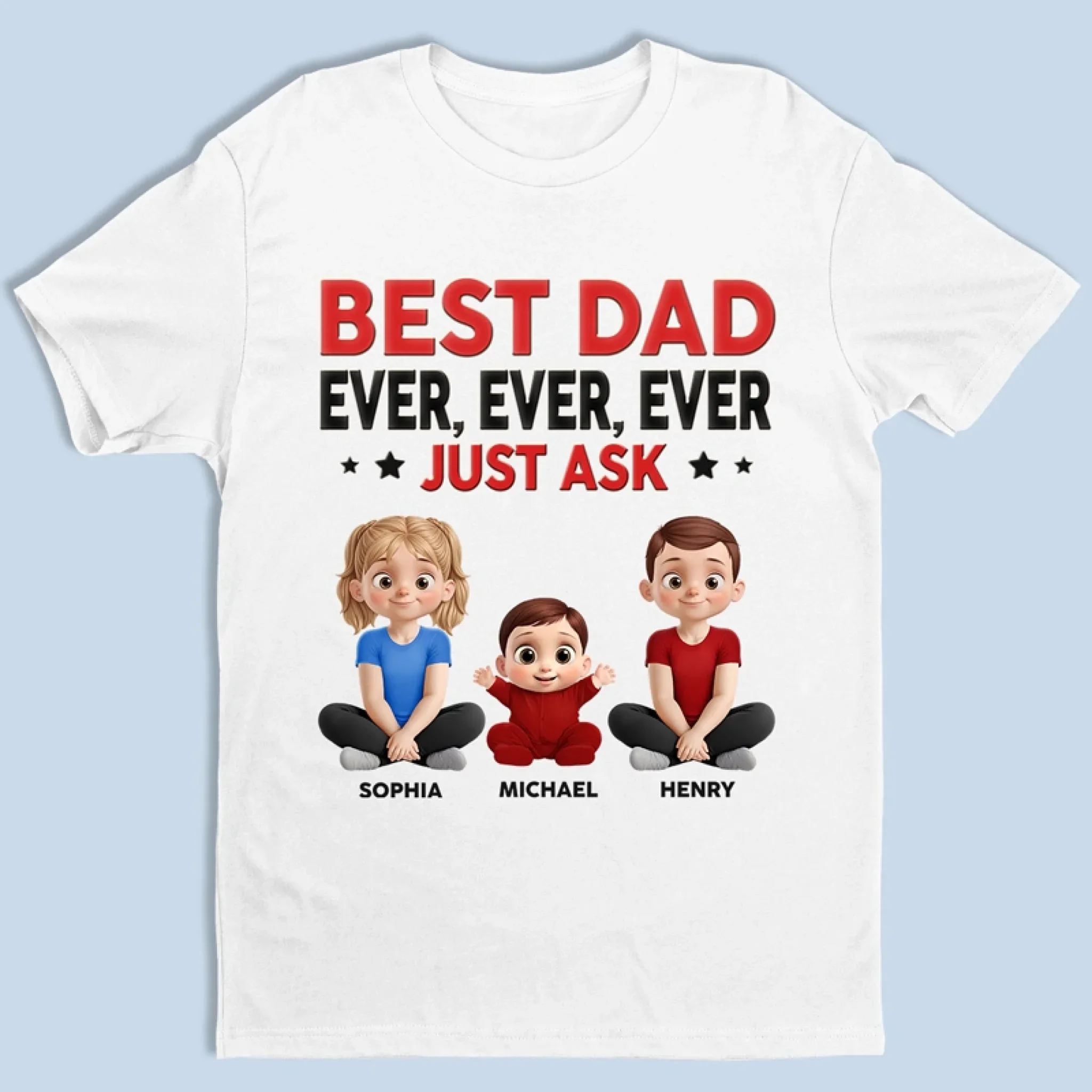 Ask Us, We  re Experts - Family Personalized Custom Unisex T-shirt, Premium T-shirt, Hoodie -  Father's Day, Gift For Dad, Grandpa - Robaser