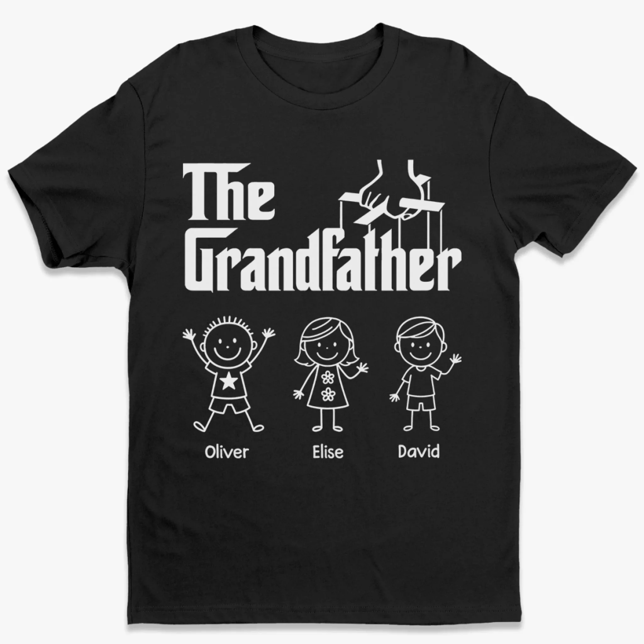 Custom Unisex T-shirt, Premium T-shirt, Hoodie - Personalized Birthday Gifts For Dad, Grandpa - Certified Grandkid Spoiler - Robaser