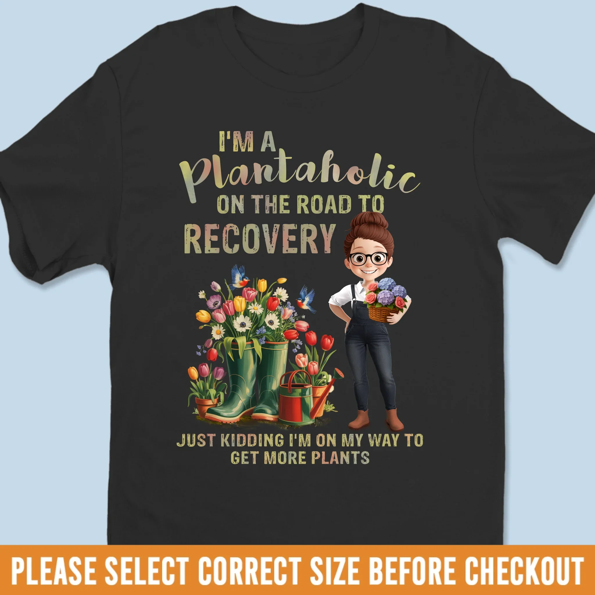 Custom Unisex T-shirt, Premium T-shirt, Hoodie - Personalized Garden Gifts For Gardeners - Plants Are My Love Language - Robaser