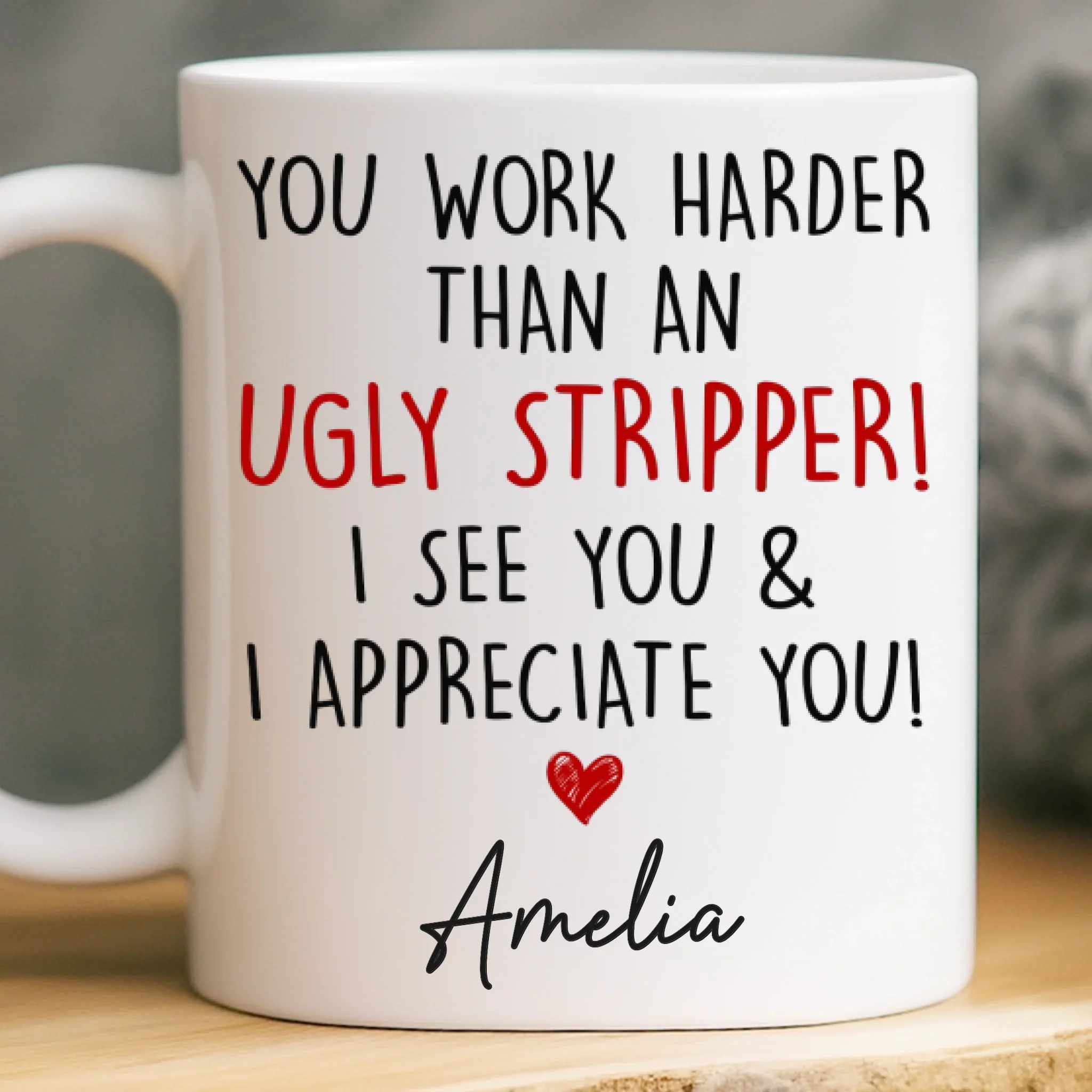 Custom Mug - Personalized Birthday Gifts For Coworker, Work Bestie - Chaotic But Productive - Robaser