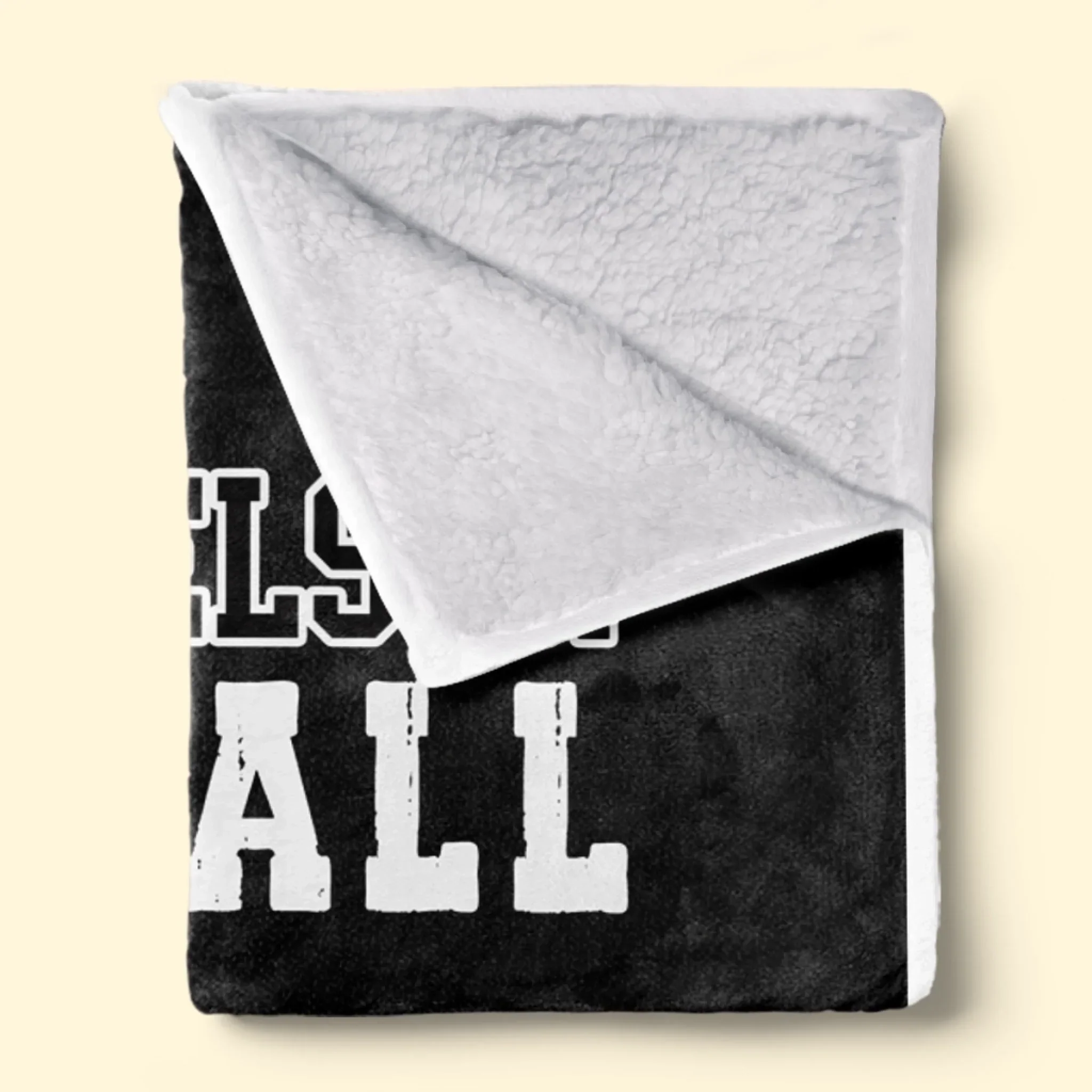 Custom American Football Blanket - Personalized Gift For Birthday, Football Football Lovers, NFL Fans, Sport Lovers, Senior Graduation Gift - Living The Football Dream With School Name - Robaser