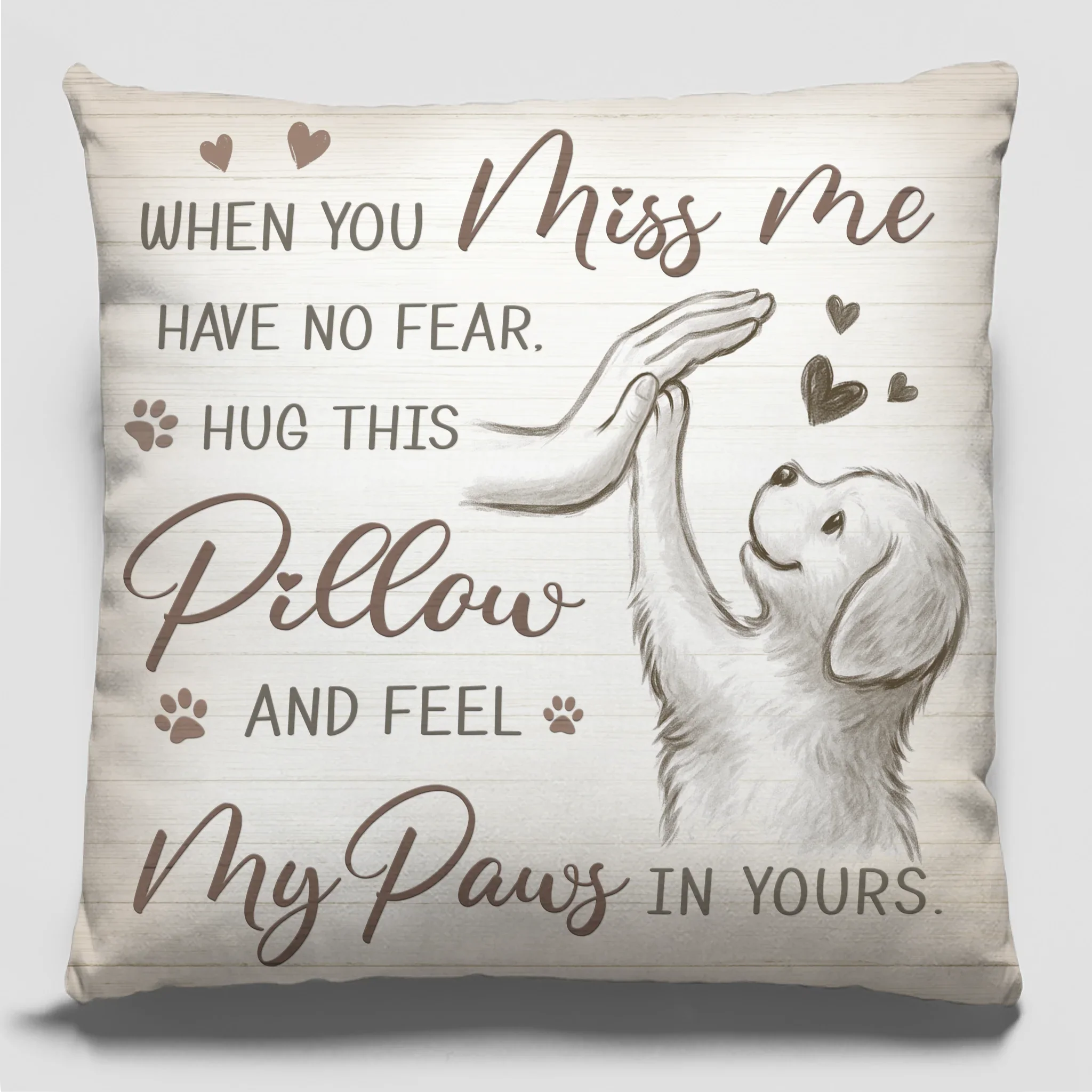 Forever Curled Up In Your Heart - Memorial Pillow - Sympathy  Gift For Pet Owners, Pet Lovers - Robaser