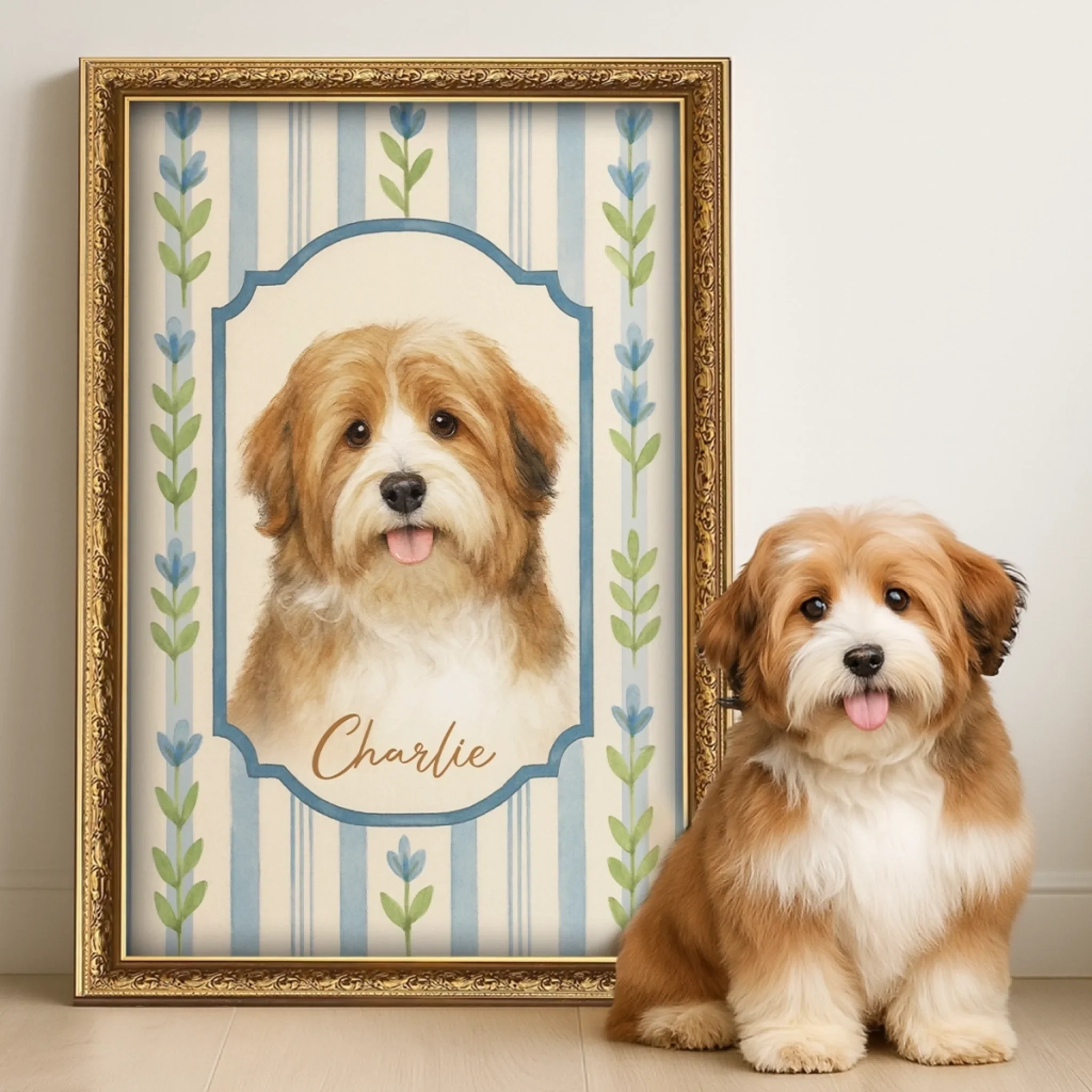 Custom Photo Vertical Poster - Personalized Pet Memorial Sympathy Gifts For Dogs, Cats - Joy In Every Wag - Robaser