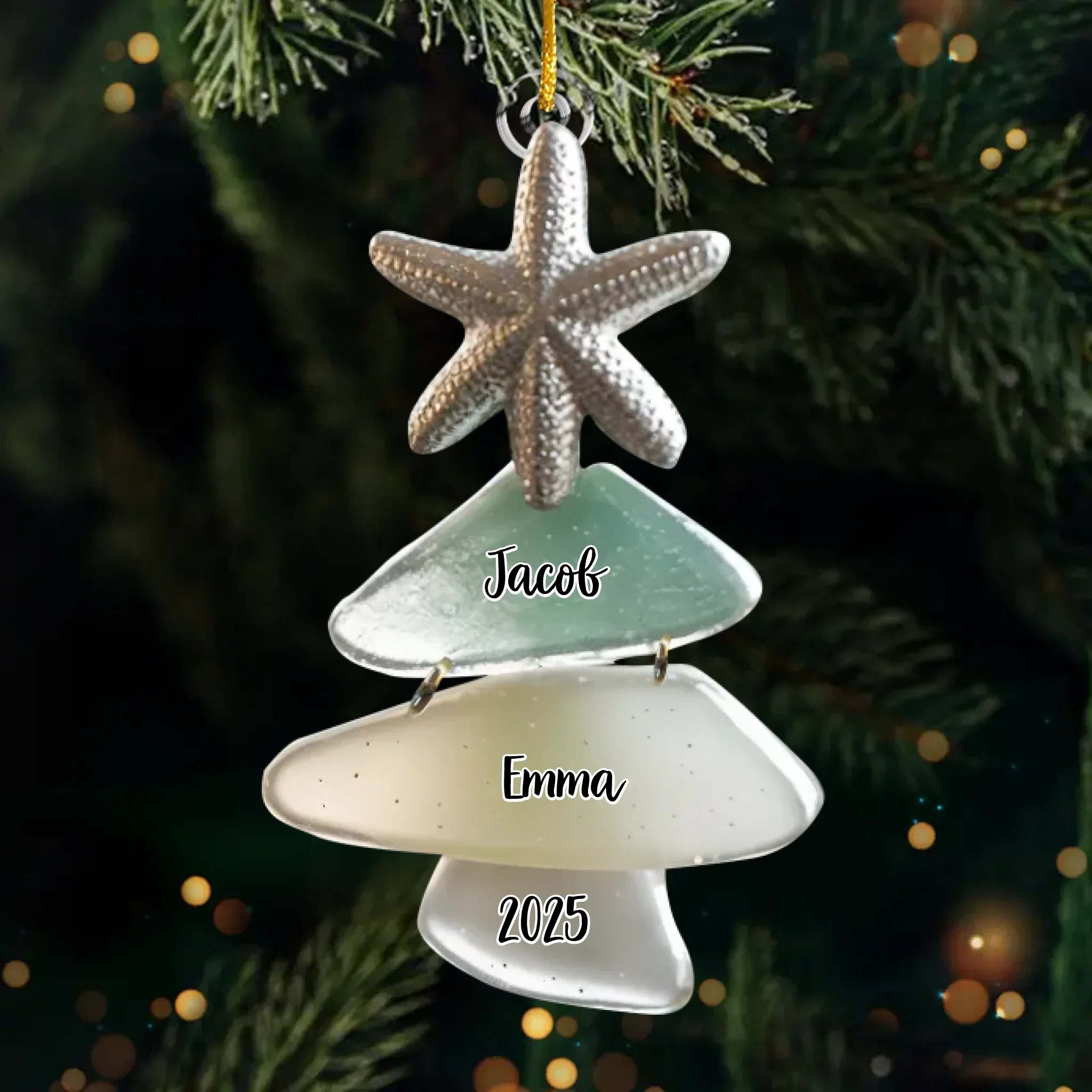 Custom Acrylic Ornament - Personalized Christmas Birthday Gifts For Mom, Dad, Brother, Sister, Kids - Home Is Where Love Grows - Robaser