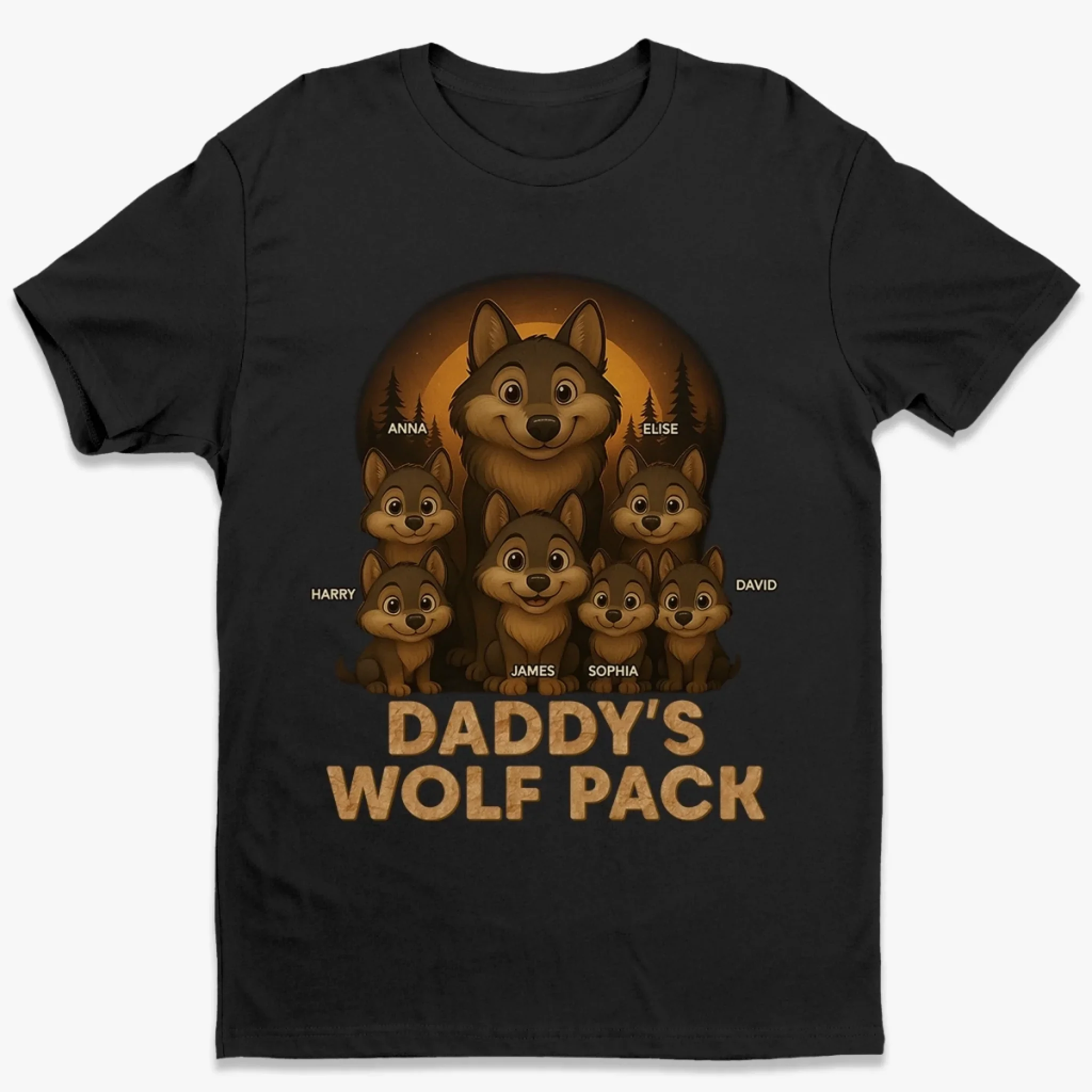 Born To Lead The Pack - Family Personalized Custom Unisex T-shirt, Premium T-shirt, Hoodie - Father's Day, Gift For Dad, Grandpa - Robaser
