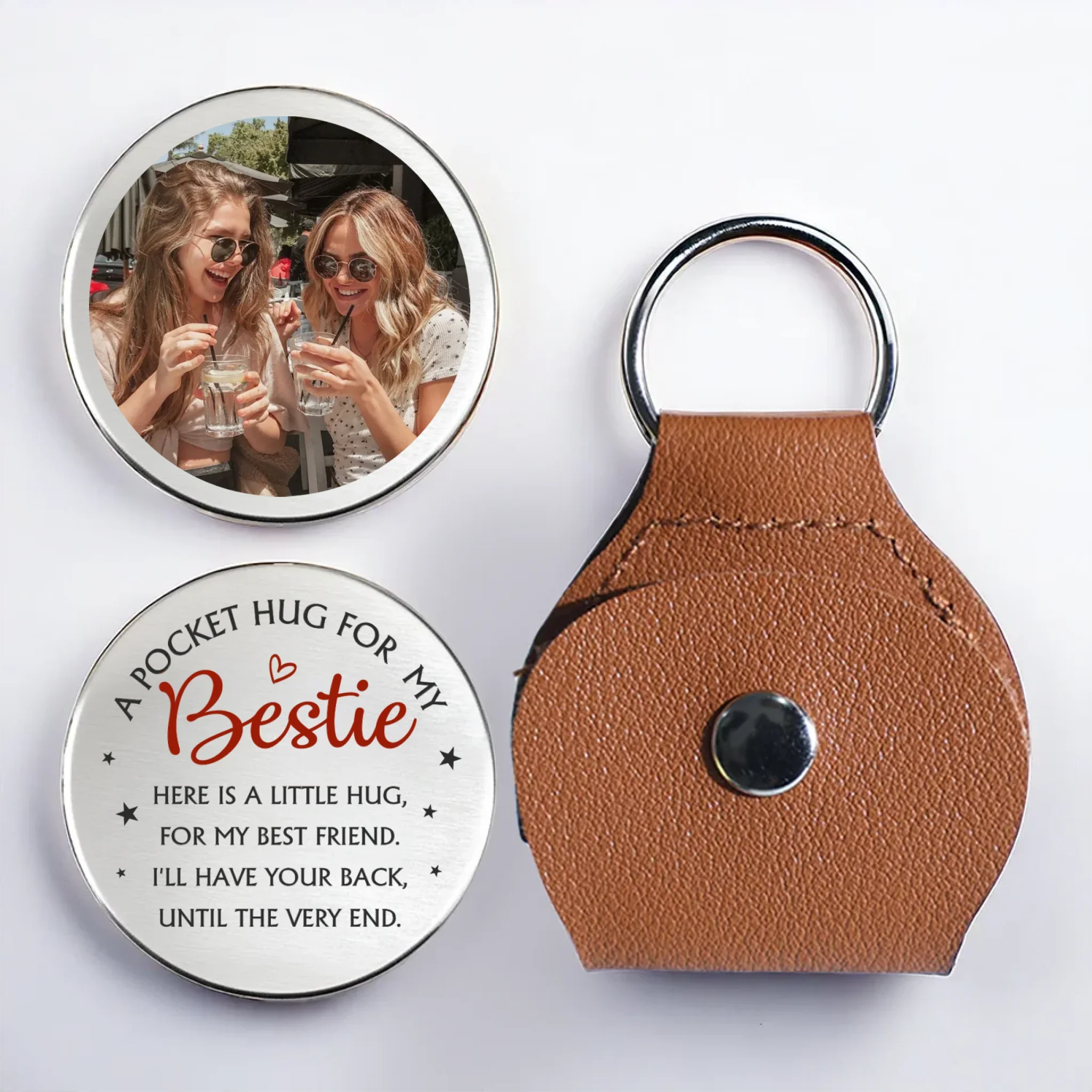 Custom Photo Your Pocket Full Of Love - Family Personalized Custom Pocket Hug - Graduation Gift For Family Members, Siblings, Brothers, Sisters - Robaser