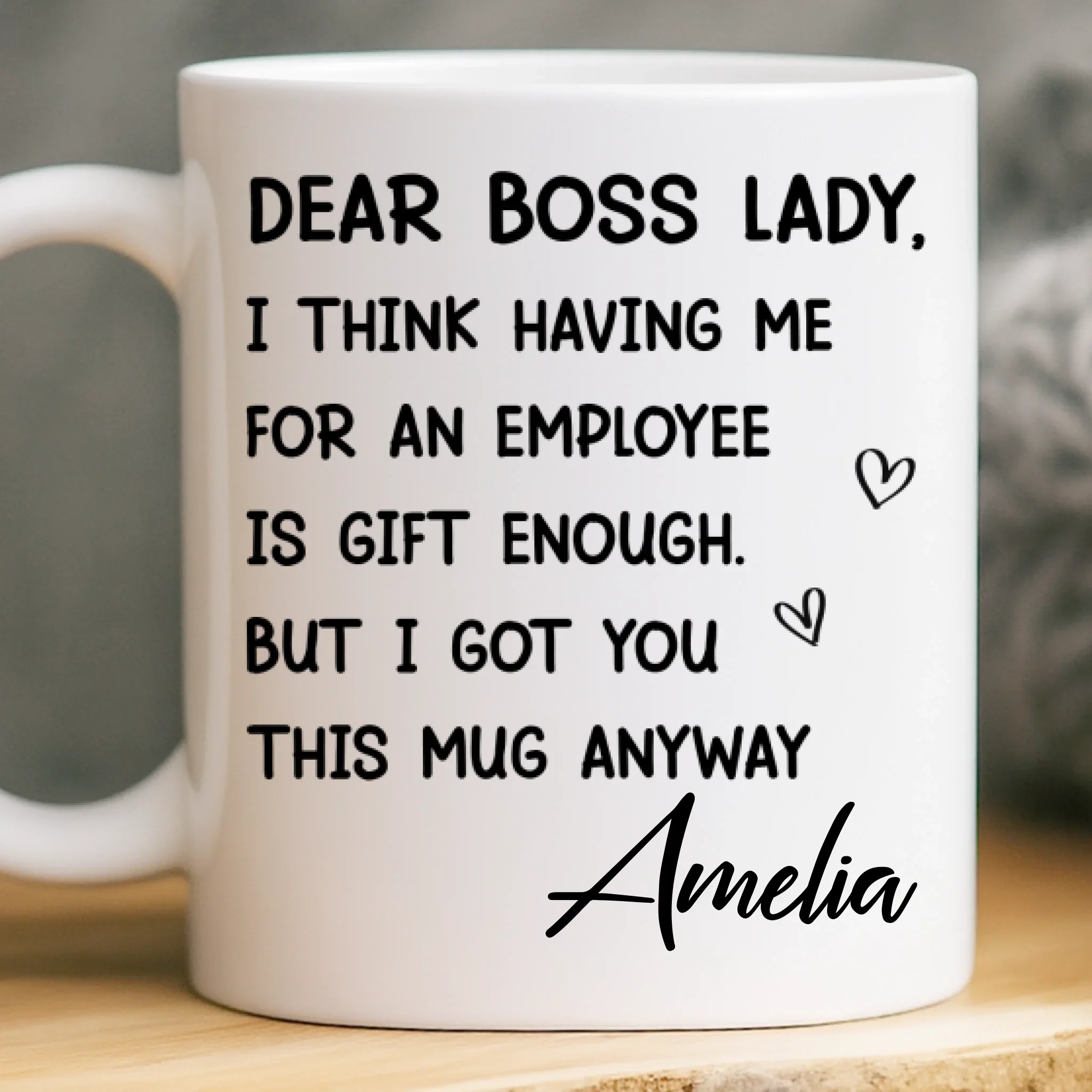 Custom Boss Lady Mug - Personalized Funny Gifts For Coworker, Work Bestie, Boss - Boss Mode On Every Day - Robaser
