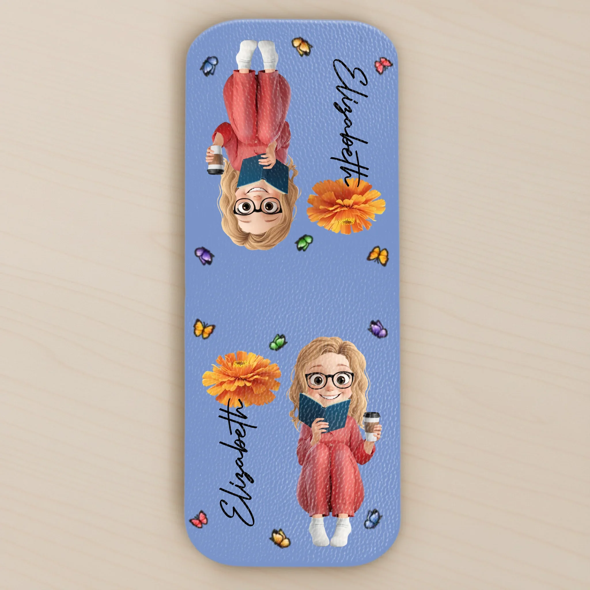 Custom Leather Magnetic Bookmark - Personalized  Bookish Gifts For Book Lovers, Bookworms, Readers - Chapters Hold Magic - Robaser