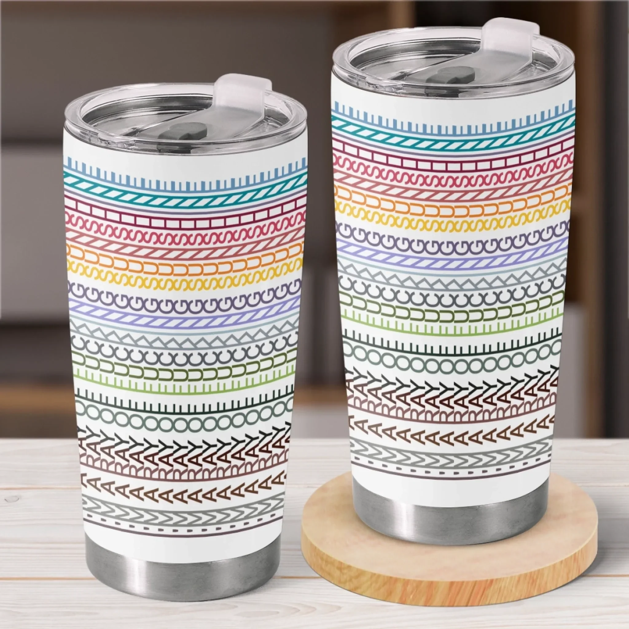 Hidden Message Tumbler - Funny Gifts For Best Friends, Family, Coworker, Work Bestie - Boho Vibes, Busy Life - Robaser