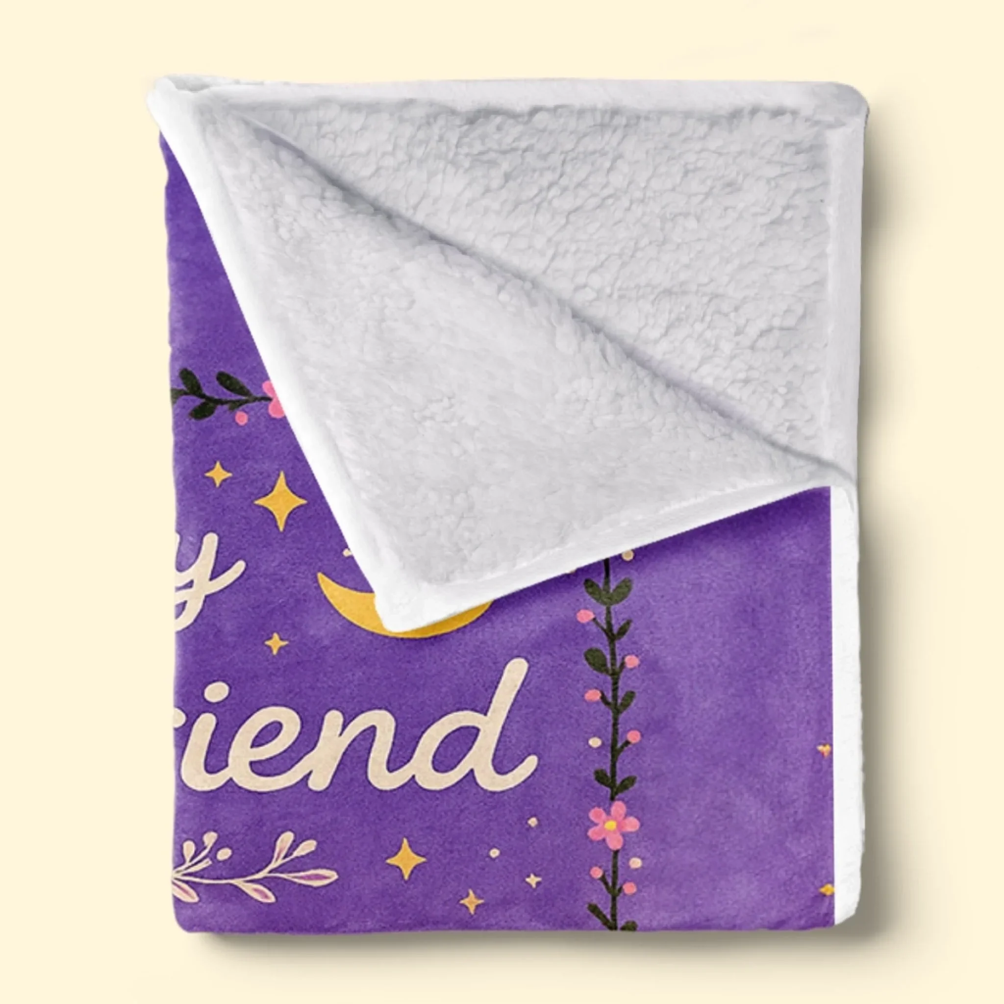 Custom Blanket - Personalized Best Friend Birthday Gifts For Women - Wrap Yourself In My Hug - Robaser