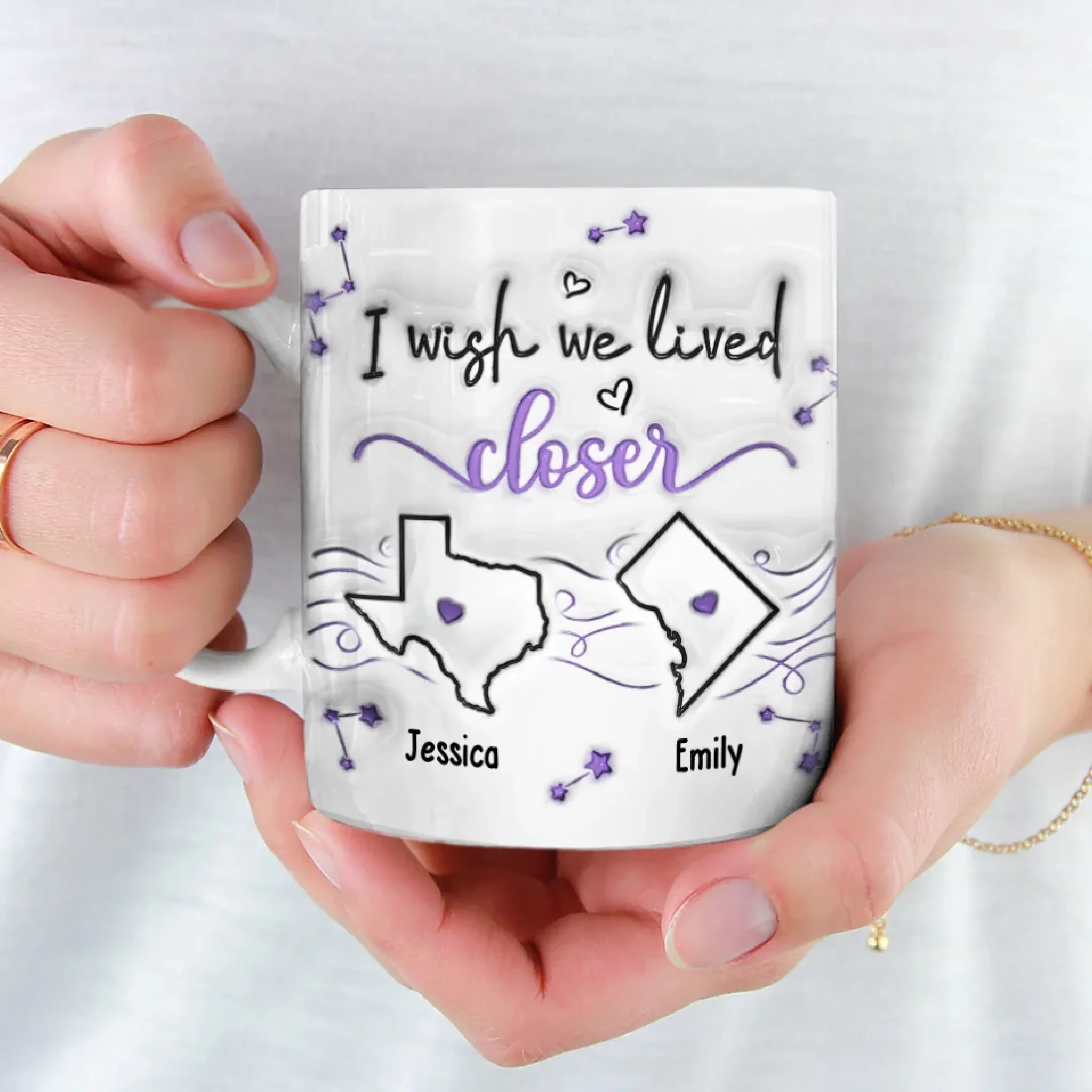 A True Friend Is One Soul In Two Bodies - Bestie Personalized Custom 3D Inflated Effect Printed Mug - New Arrival, Christmas Gift For Best Friends, BFF, Sisters AMZ - Robaser