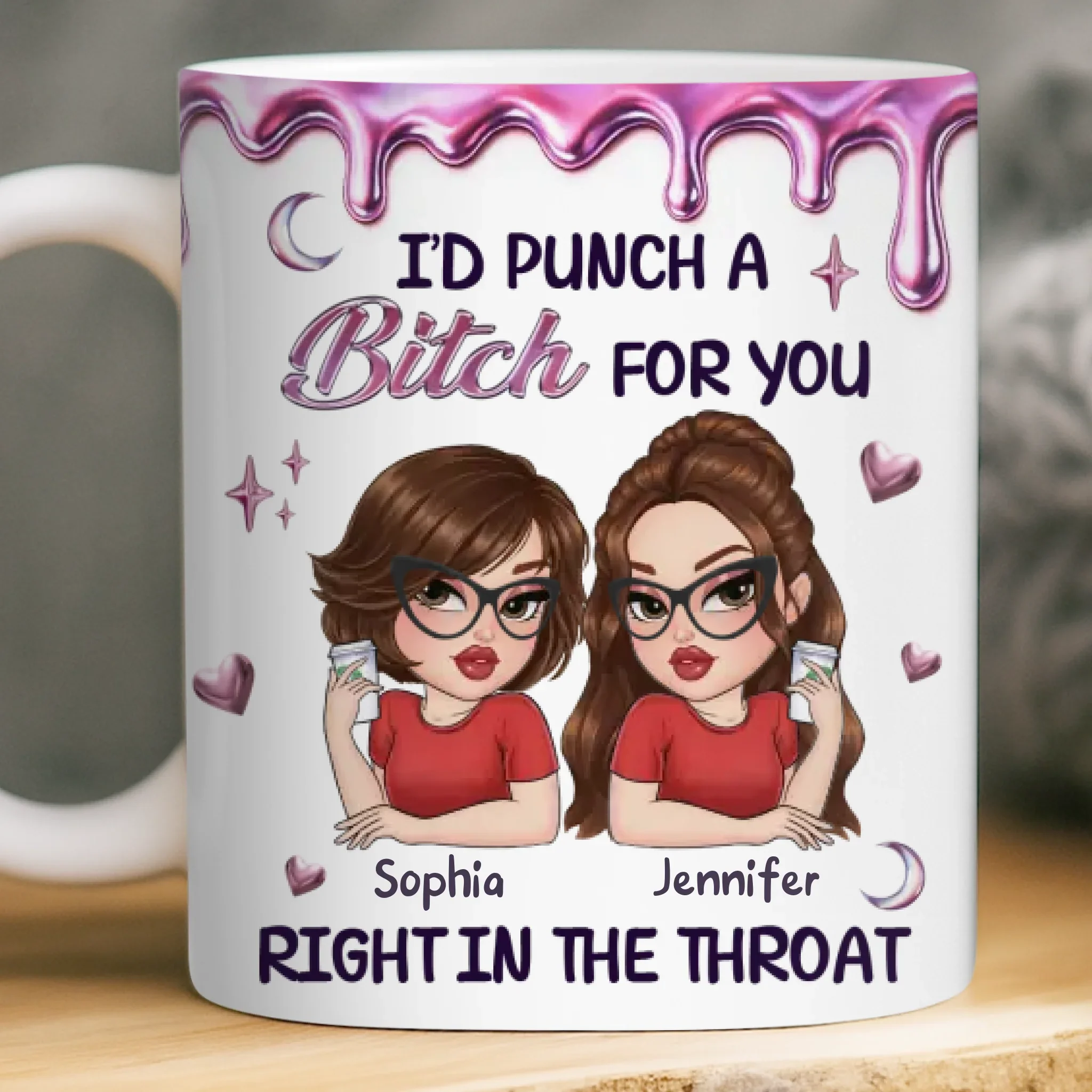 Custom Mug - Personalized Best Friend Birthday Gifts For Women, Besties, Sisters, BFF - Still My Favorite Story - Robaser