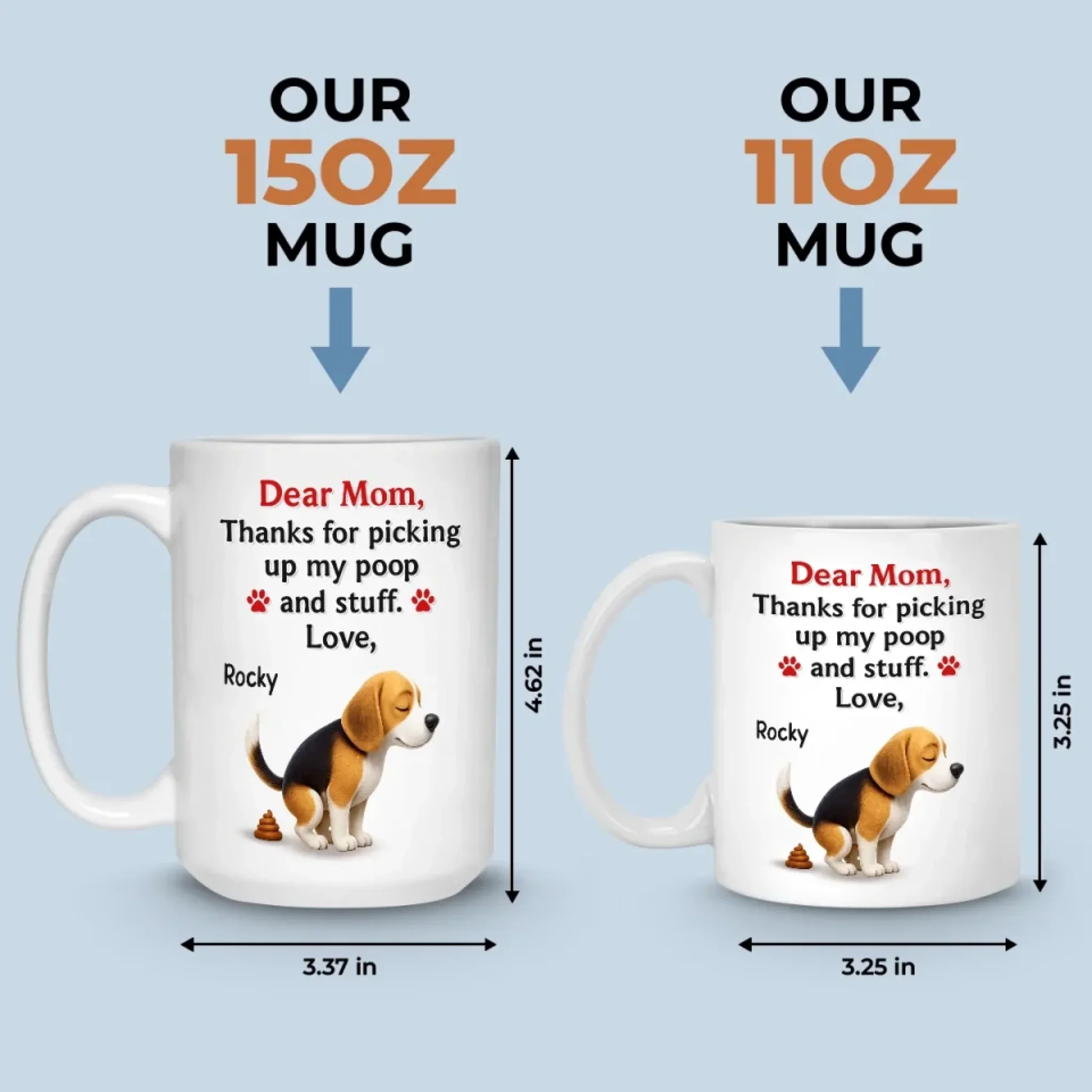 Messy Love, Unconditional Thanks - Dog Personalized Custom Mug - Mother's Day, Gift For Pet Owners, Pet Lovers - Robaser