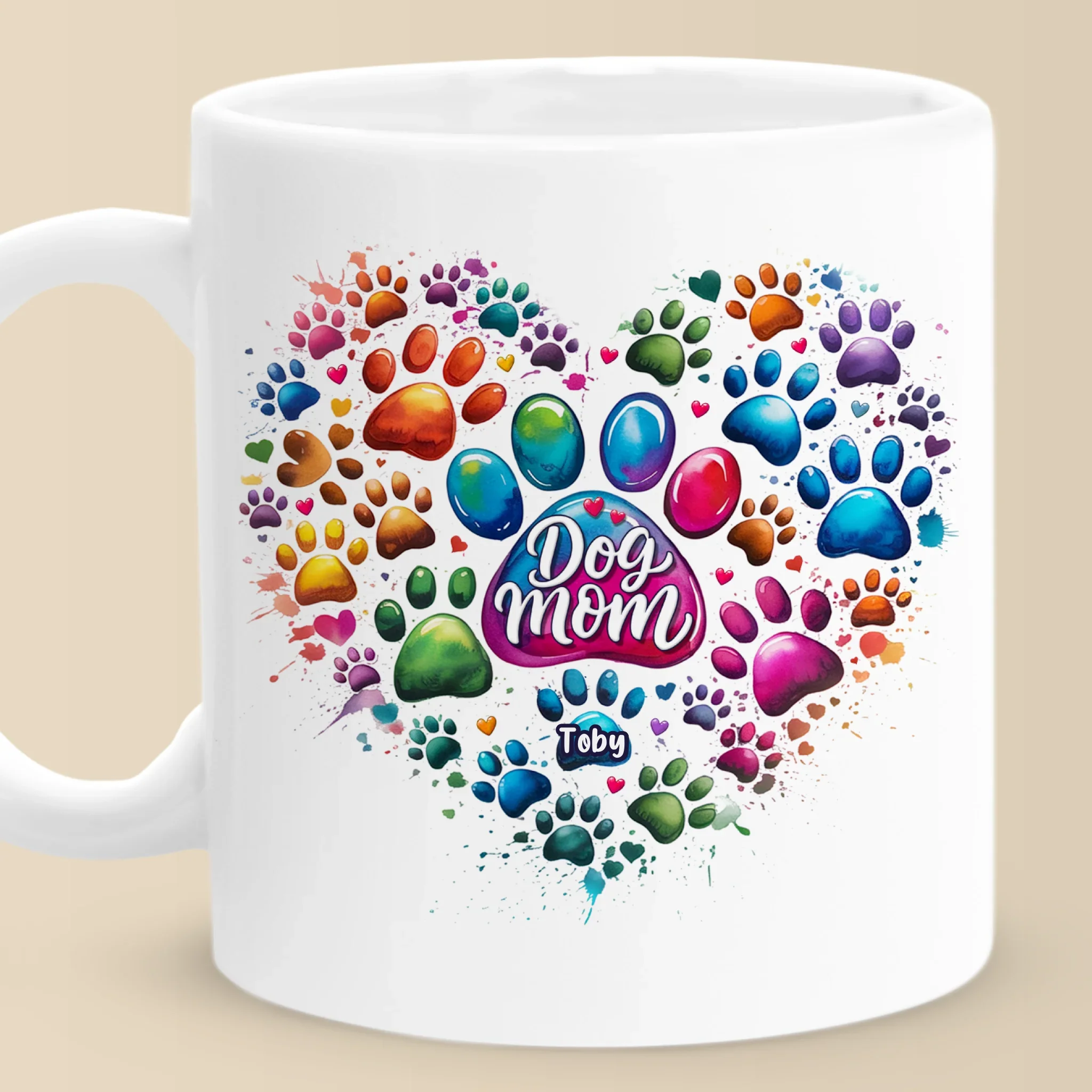 Fur Babies, Full Heart - Dog & Cat Personalized Custom Mug - Mother's Day, Gift For Pet Owners, Pet Lovers - Robaser