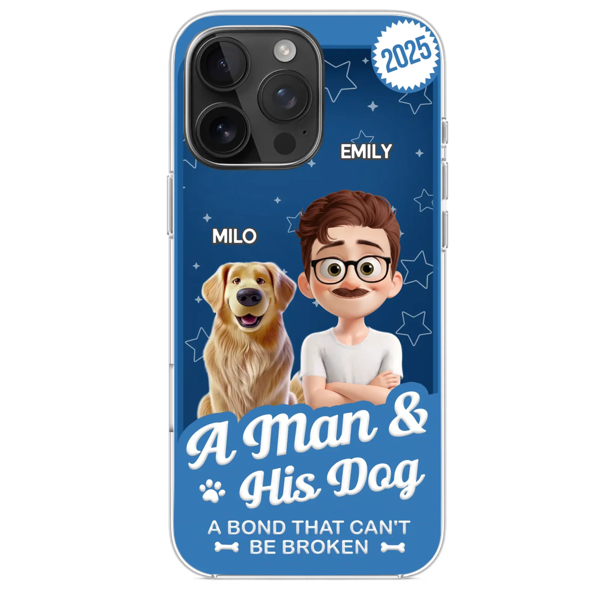 Custom Toy Box Clear Phone Case - Personalized Birthday Gifts For Dog Lovers, Dog Dad And Mom - Protected By Puppy Love - Robaser