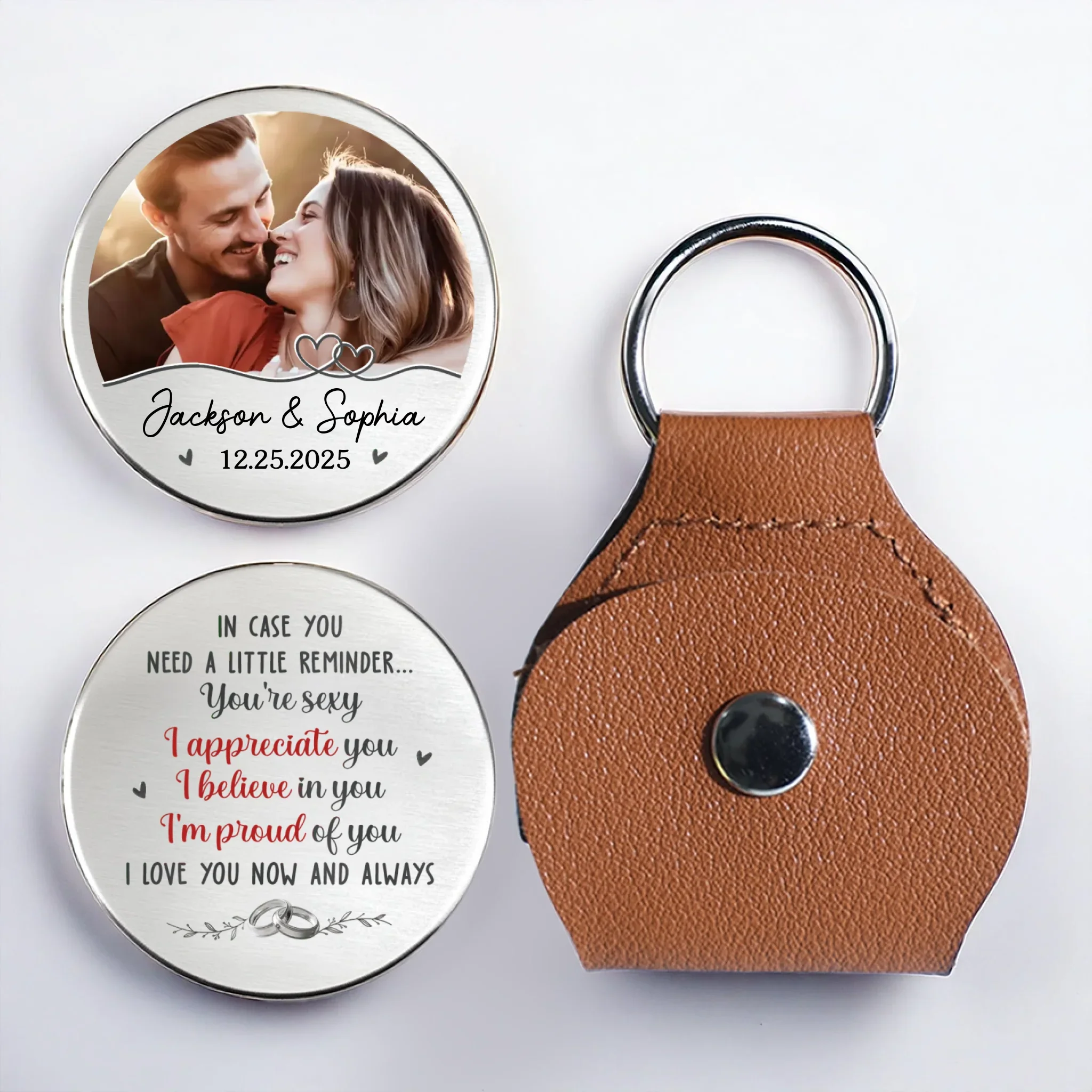 Custom Photo Pocket Hug - Personalized Anniversary Wedding Gifts For Husband And Wife, Him And Her - You Are My Forever Home - Robaser