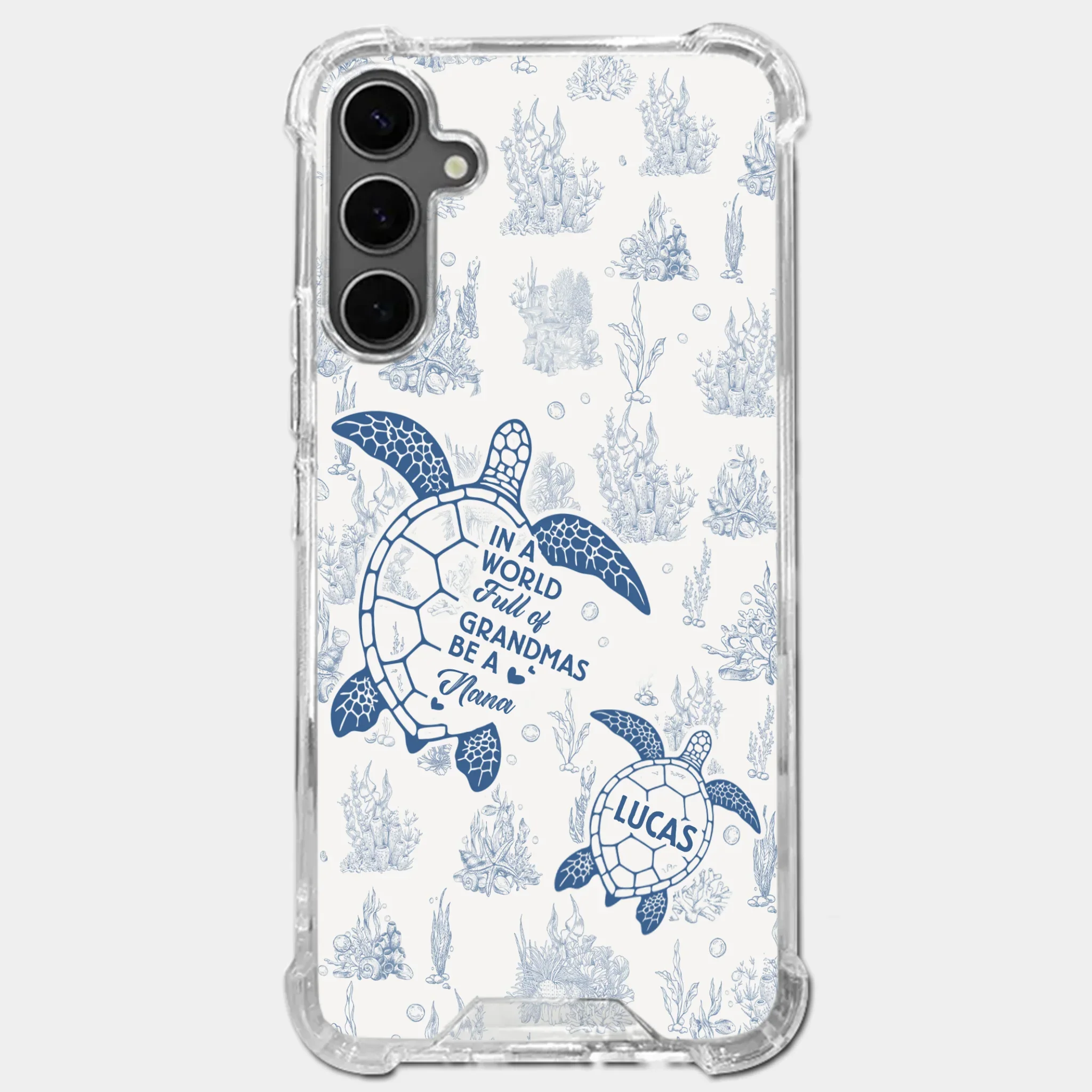 Custom Clear Phone Case - Personalized Birthday Gifts For Mom, Grandma - Stand Out, Be The Nana - Robaser