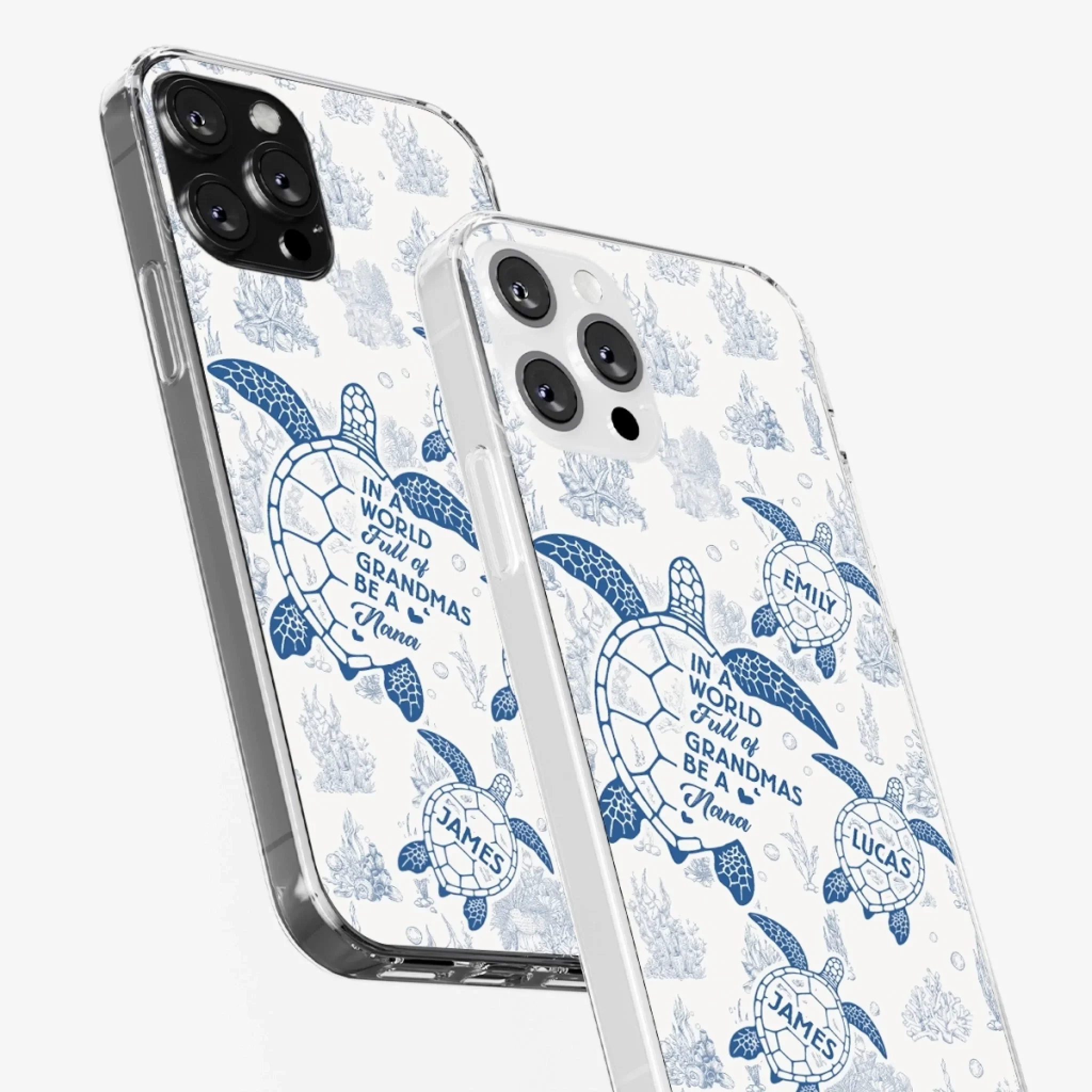 Custom Clear Phone Case - Personalized Birthday Gifts For Mom, Grandma - Stand Out, Be The Nana - Robaser