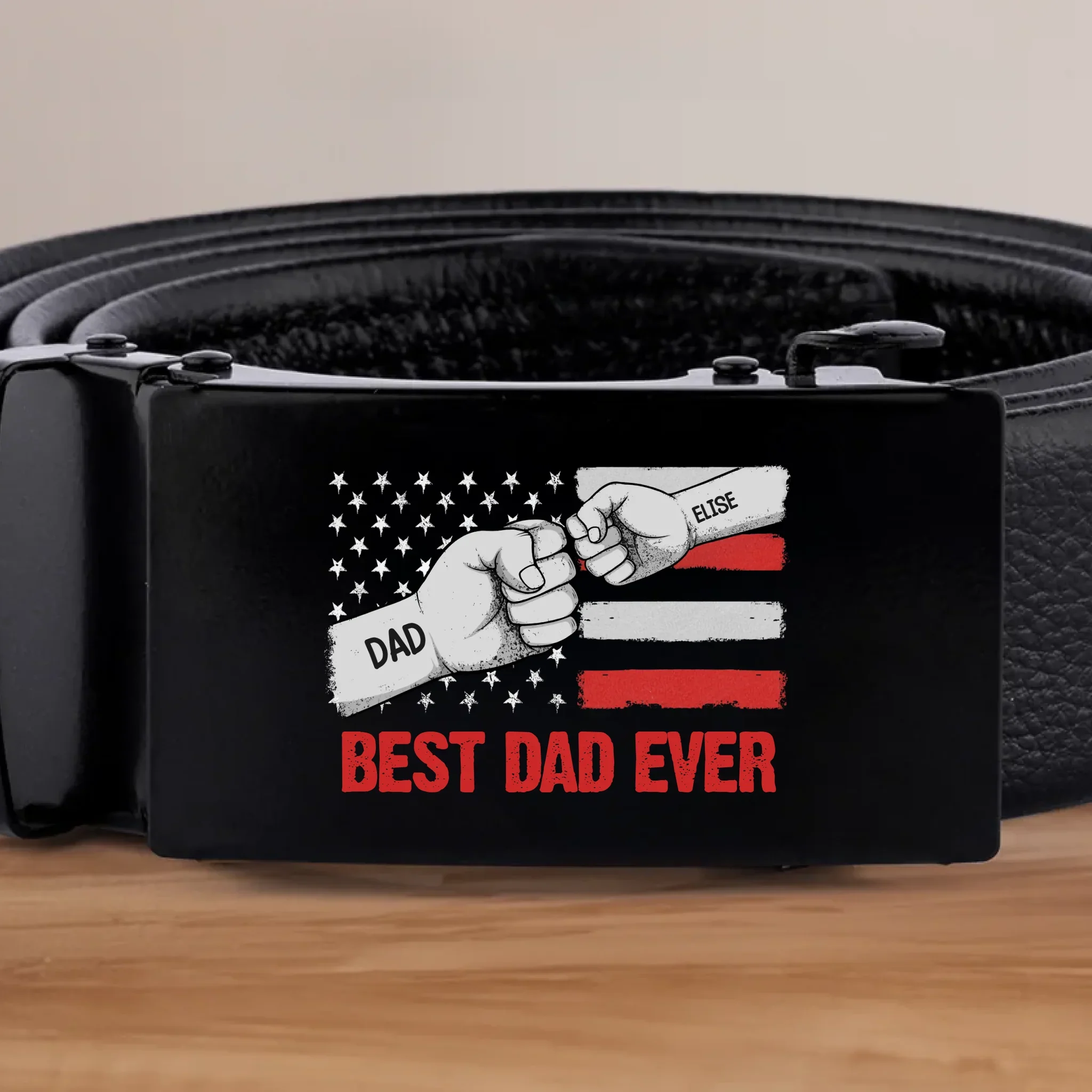 Our Pride, Our Power - Family Personalized Custom Printed Belt Buckle - Father's Day, Gift For Dad, Grandpa - Robaser