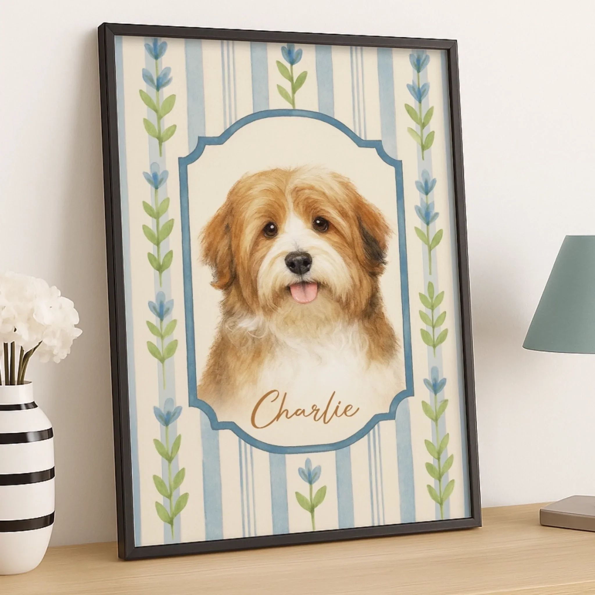 Custom Photo Vertical Poster - Personalized Pet Memorial Sympathy Gifts For Dogs, Cats - Joy In Every Wag - Robaser
