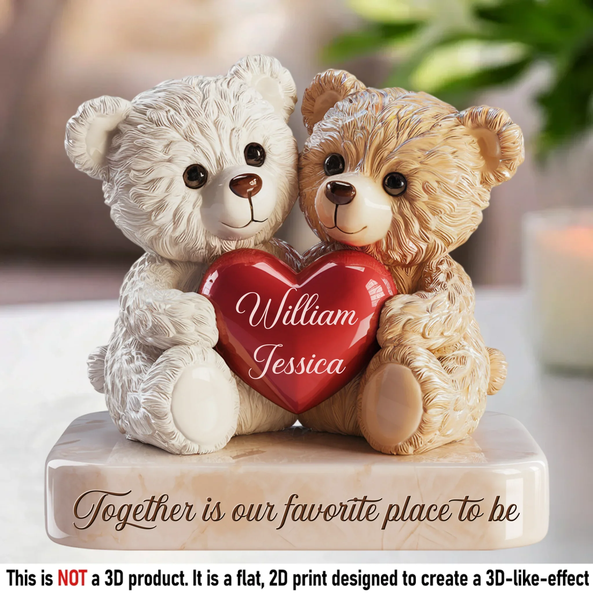 Love Cuddled Up In One Hug - Couple Personalized Custom Acrylic Plaque Custom Shape - Gift For Husband Wife, Anniversary - Robaser