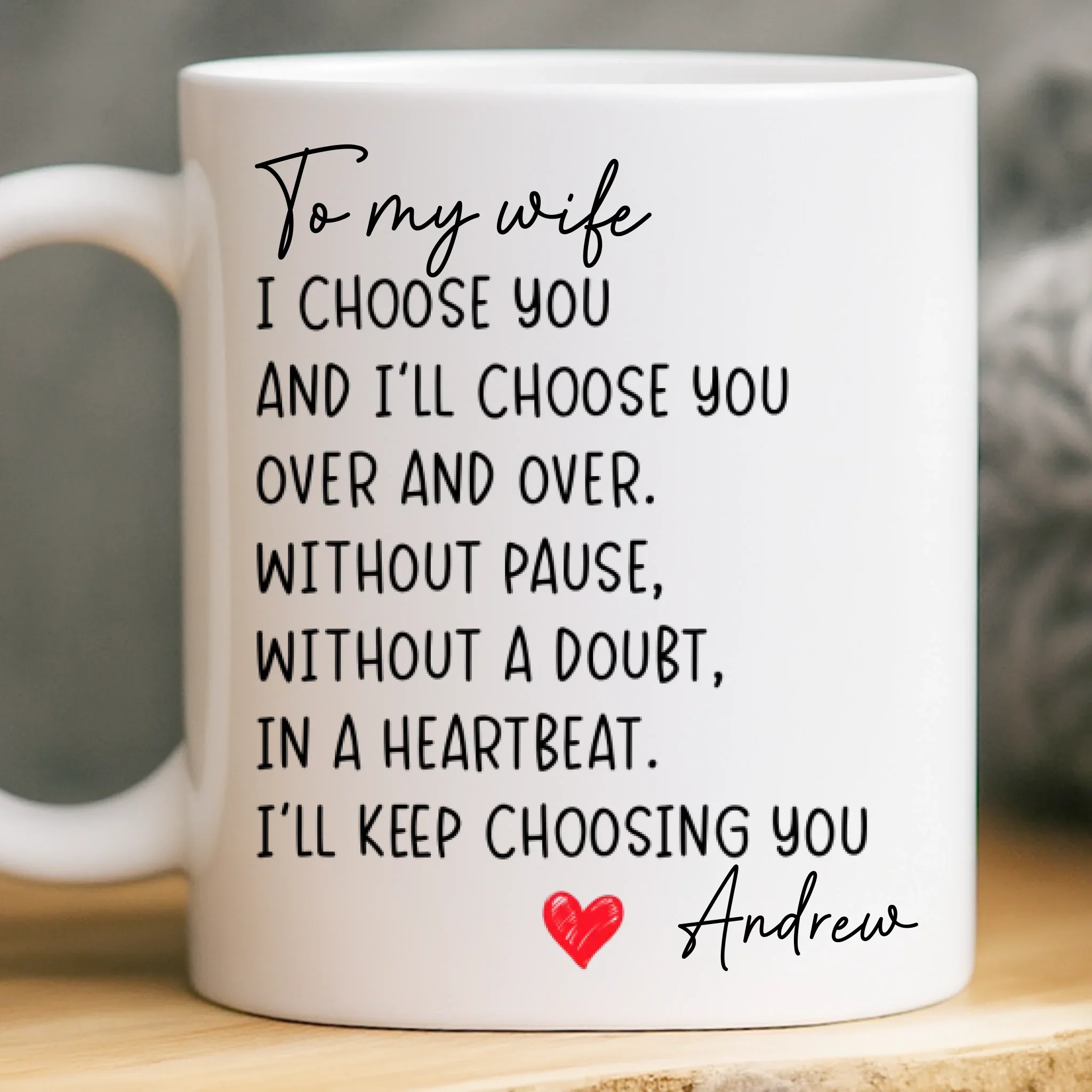 Custom Mug - Personalized Anniversary Wedding Gifts For Husband And Wife, Him And Her - Still Falling For You Always - Robaser