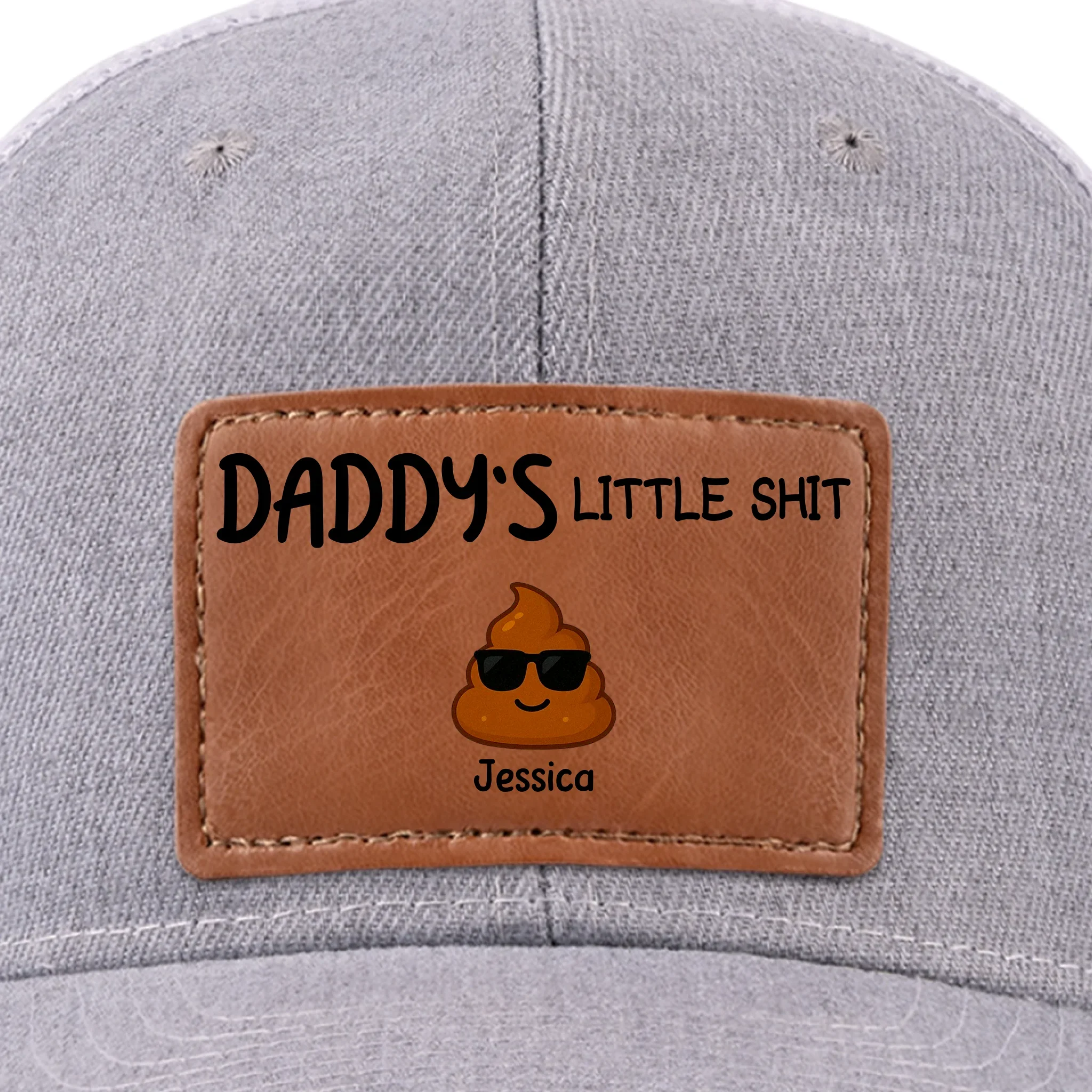 Proud Creator Of Chaos Since Birth - Family Personalized Custom Leather Patch Hat - Father's Day, Gift For Dad, Grandpa - Robaser