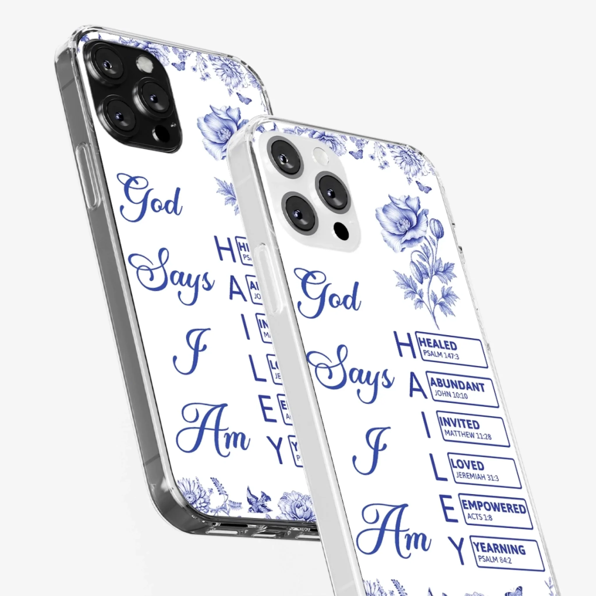 Custom Clear Phone Case - Personalized Best Friend Birthday Gifts For Women, Besties, Sisters, BFF - Each Letter, A Gift Of God - Robaser