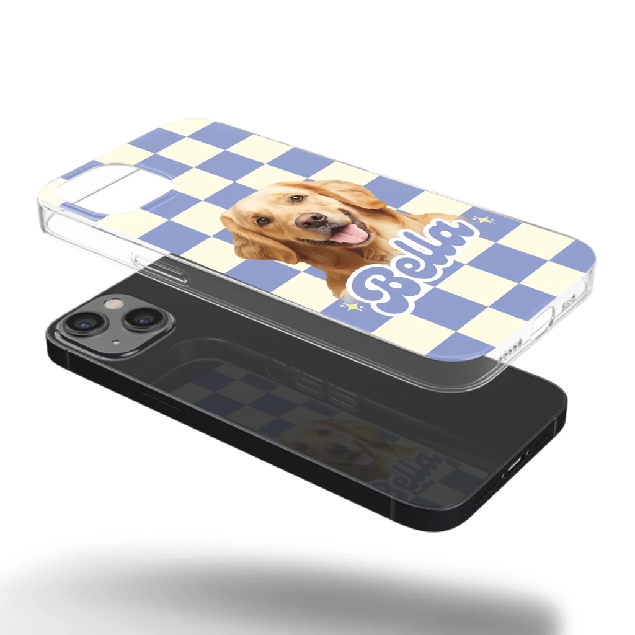 Custom Photo Clear Phone Case - Personalized  Birthday Gifts For Dog Cat Lovers, Dog Dad And Mom, Cat Owners - Puppy Love On Repeat - Robaser